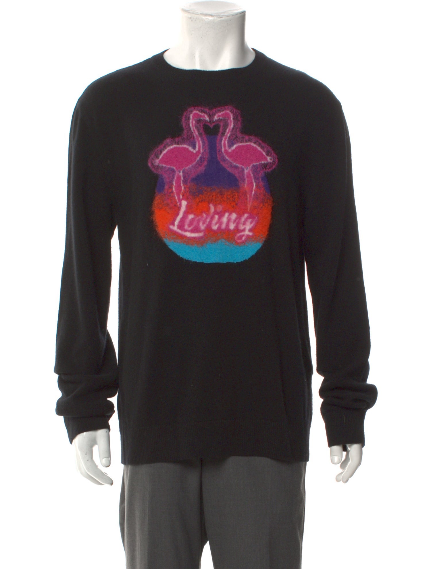 Valentino Rockstud Accents Virgin Wool Pullover