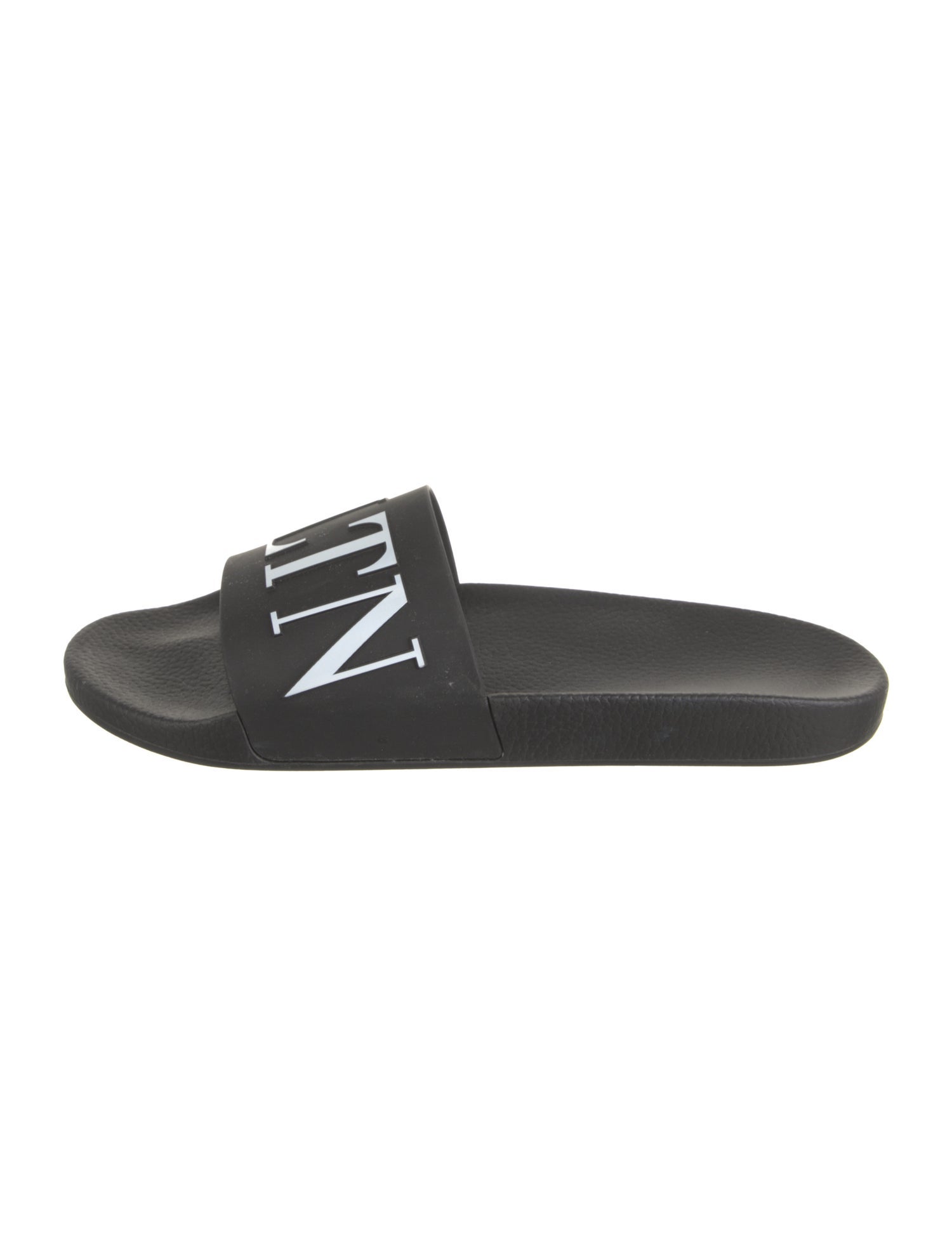Valentino Rubber Graphic Print Slides