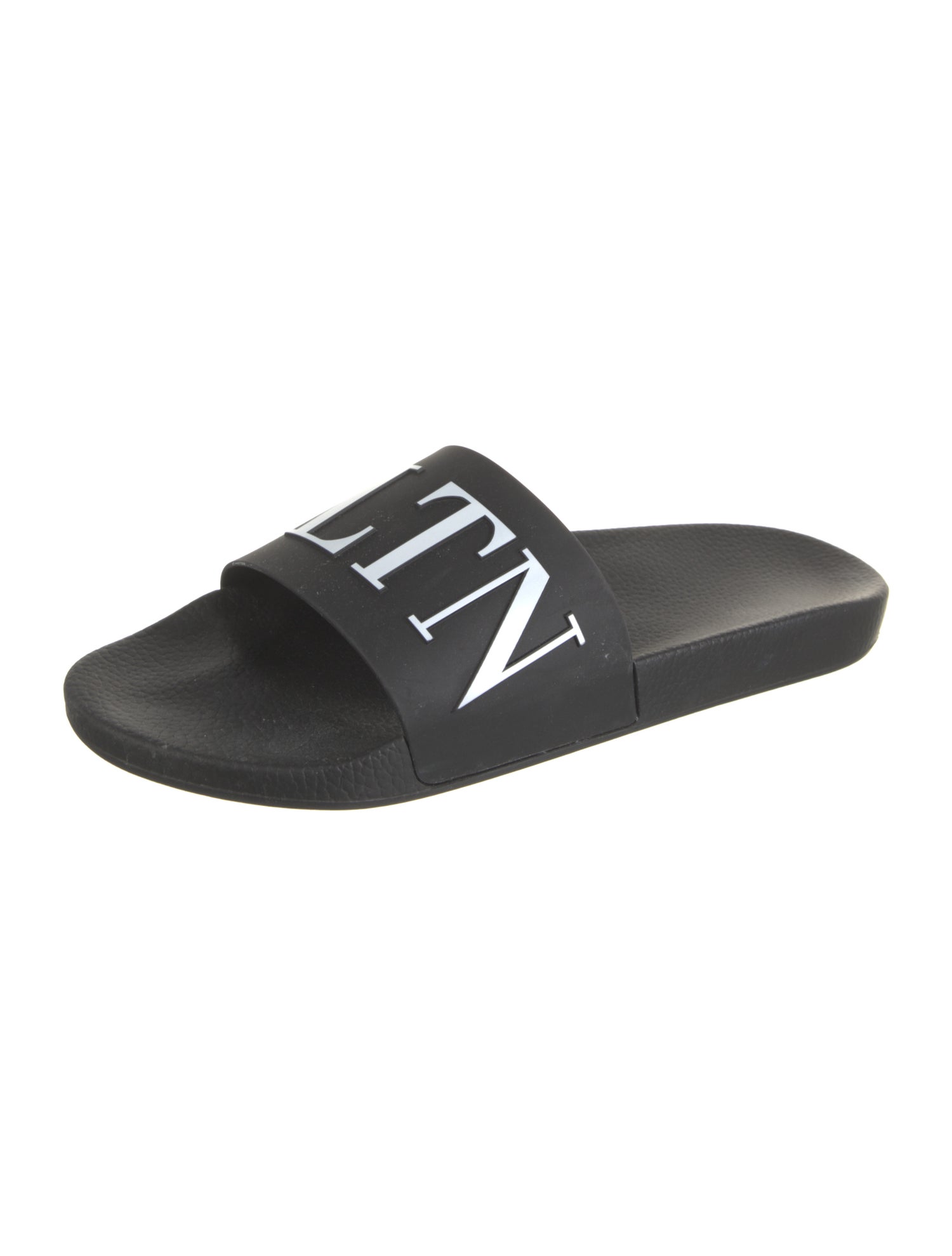 Valentino Rubber Graphic Print Slides