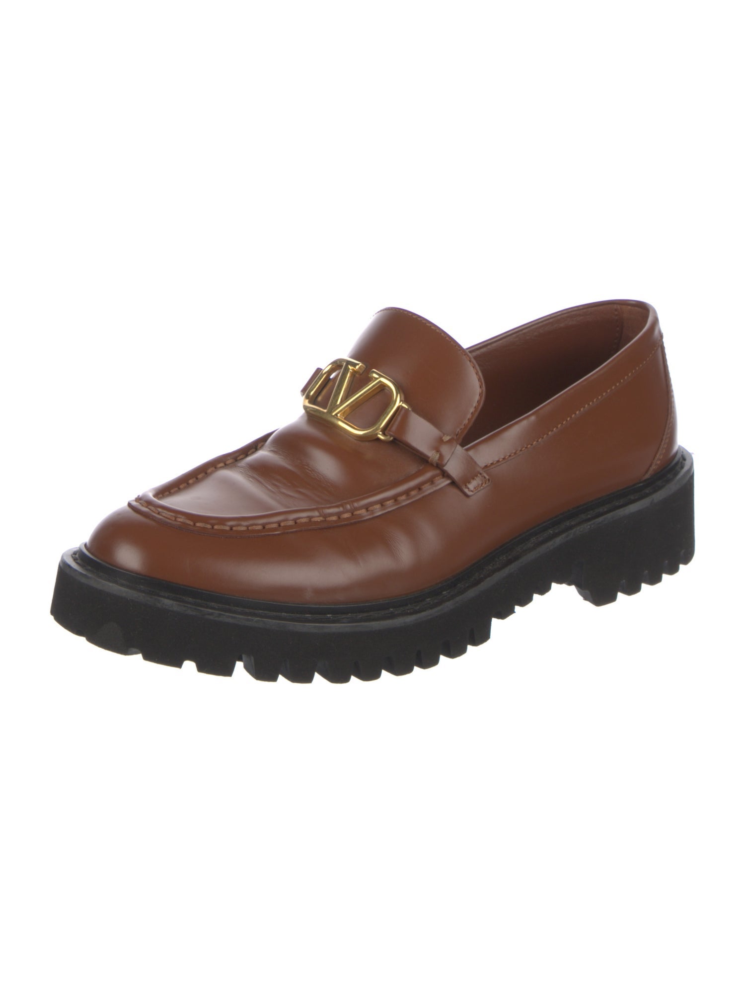 Valentino Leather Loafers