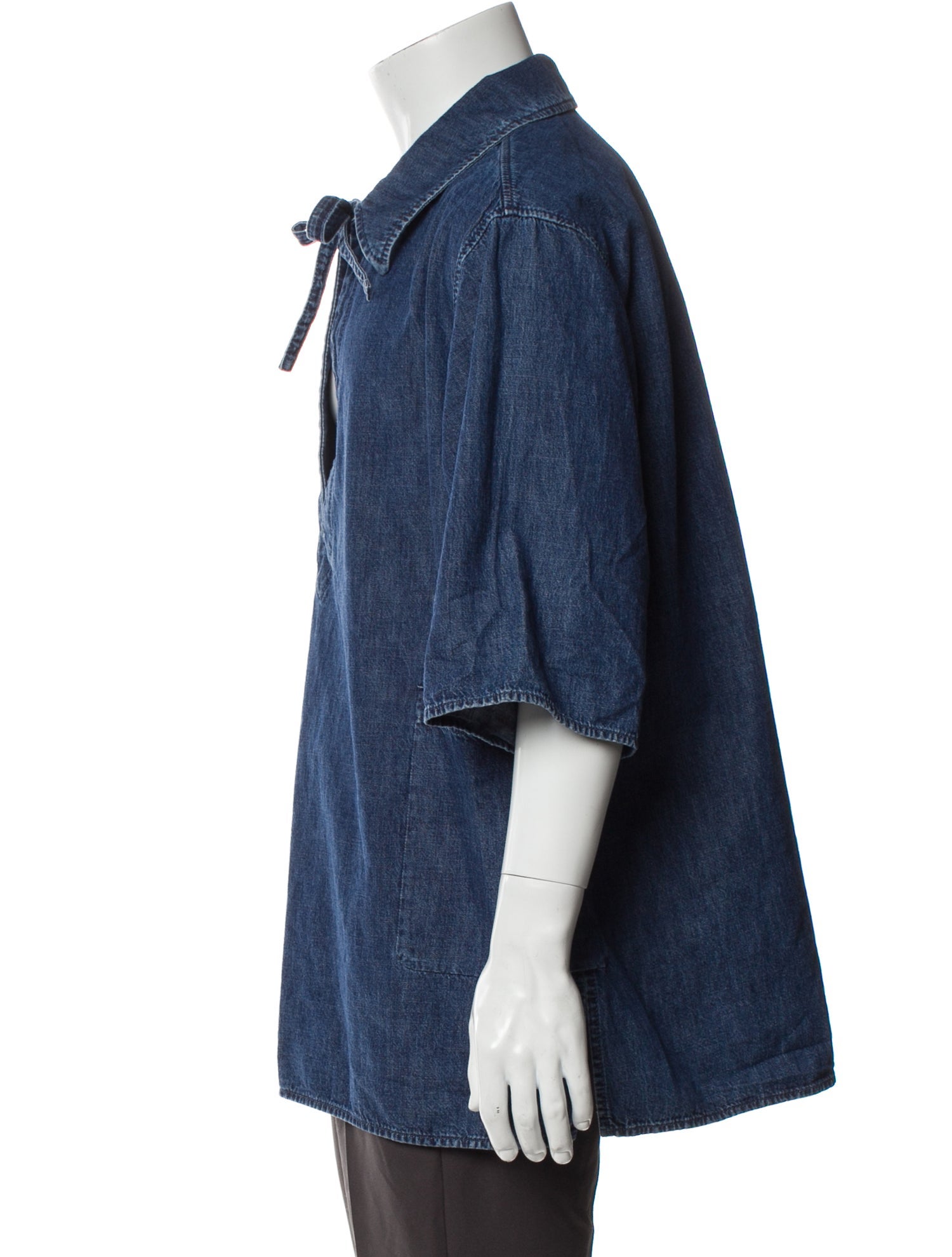 Valentino Crew Neck Three-Quarter Sleeve Henley