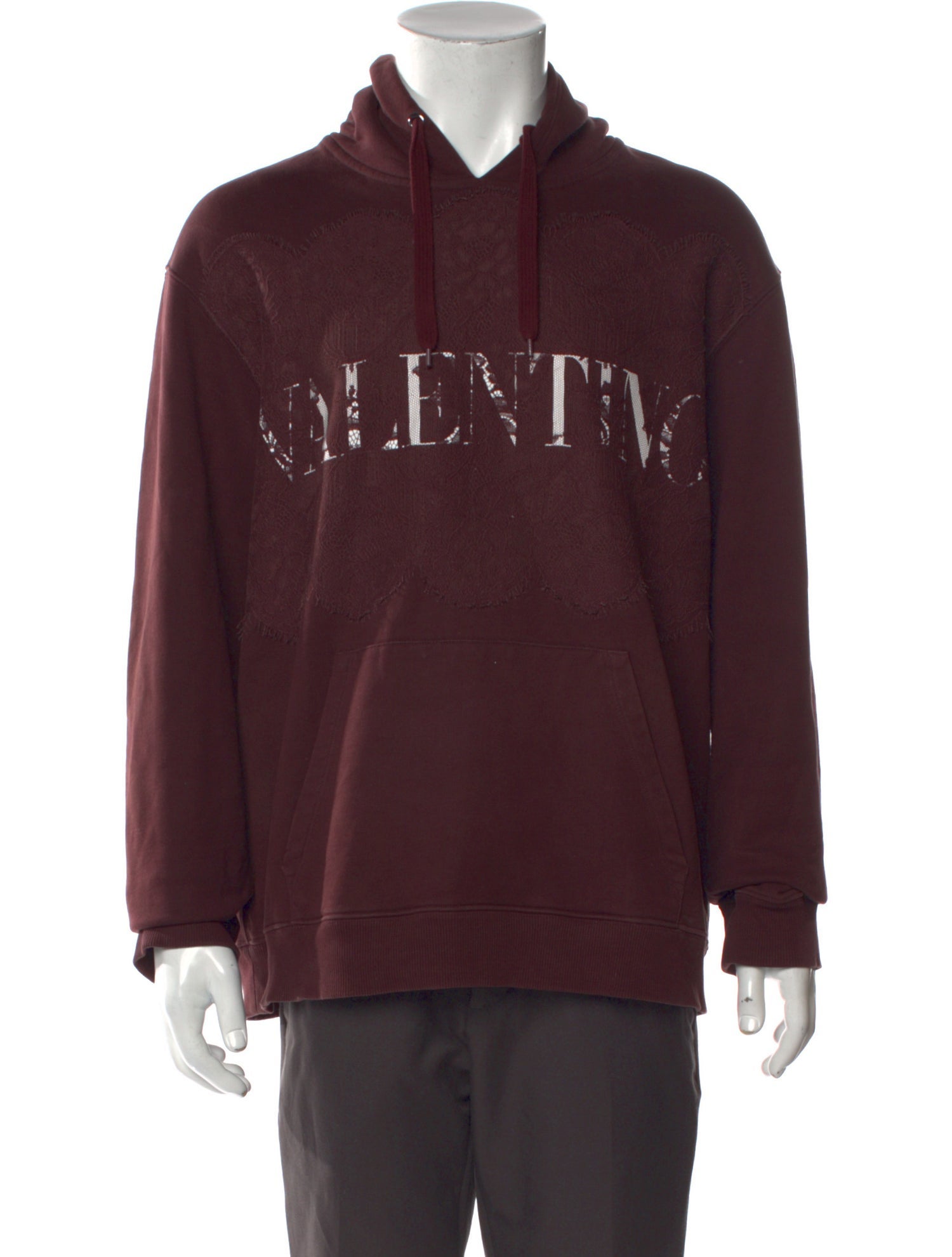 Valentino Graphic Print Crew Neck Hoodie