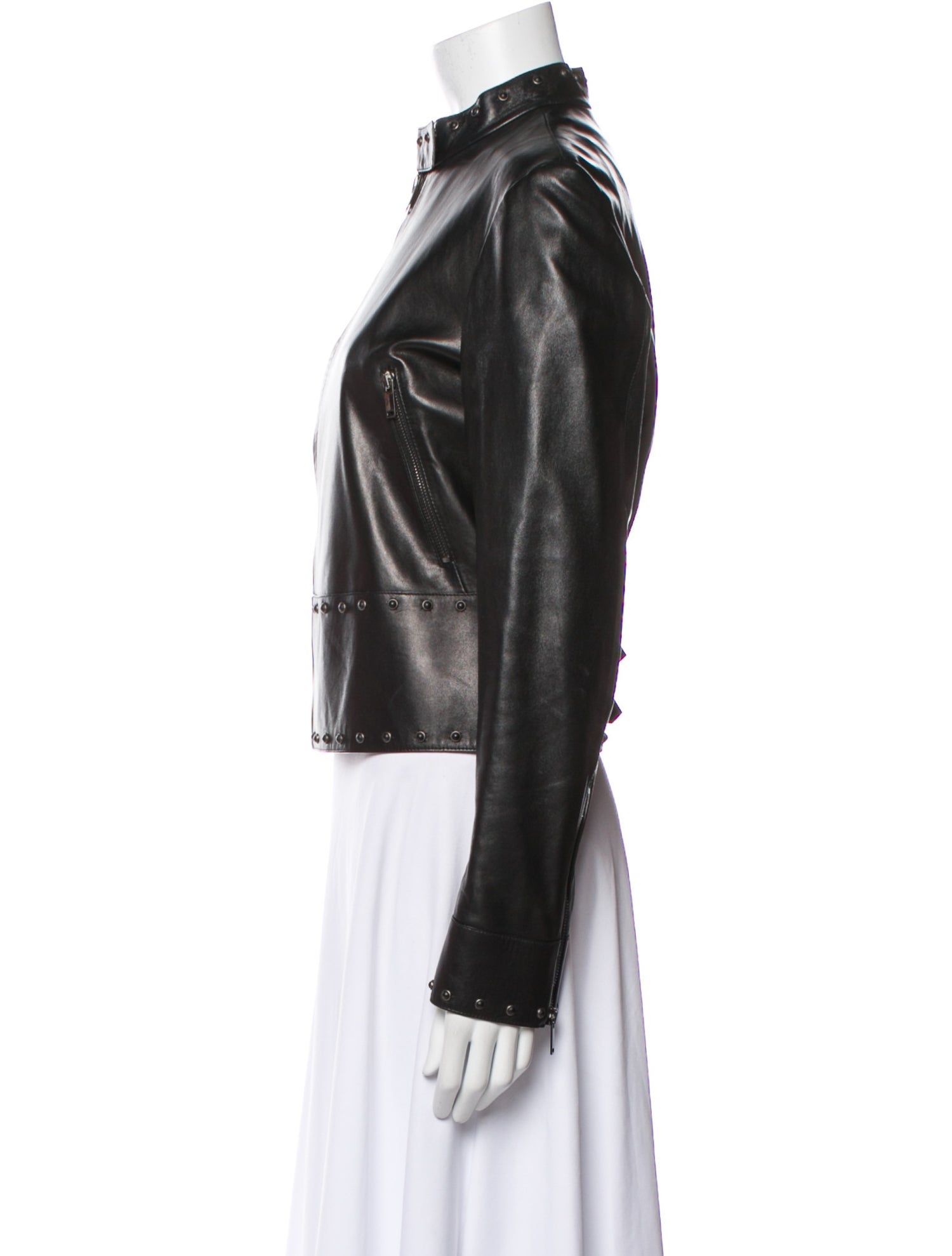 Valentino Leather Biker Jacket