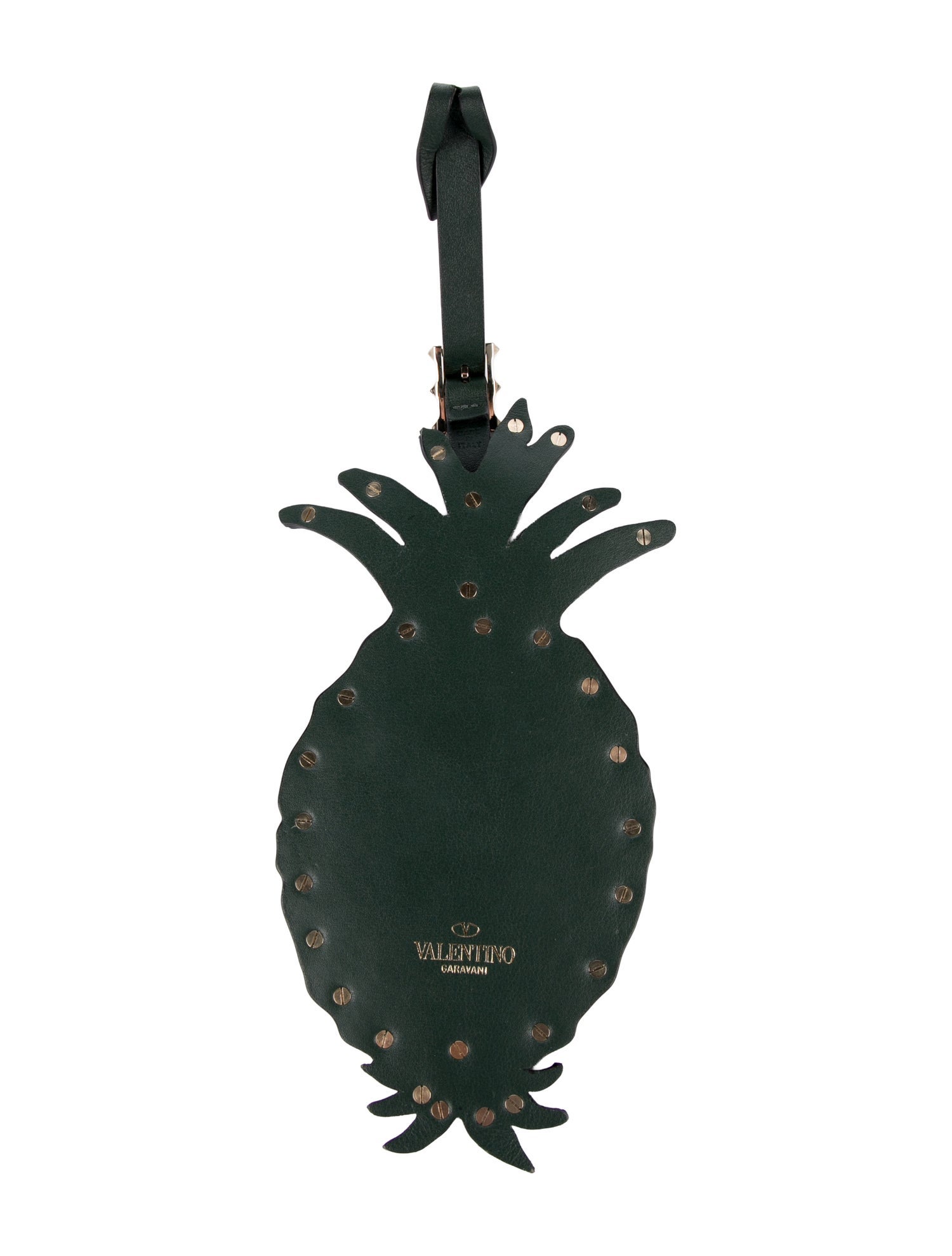 Valentino Studded Pineapple Bag Charm