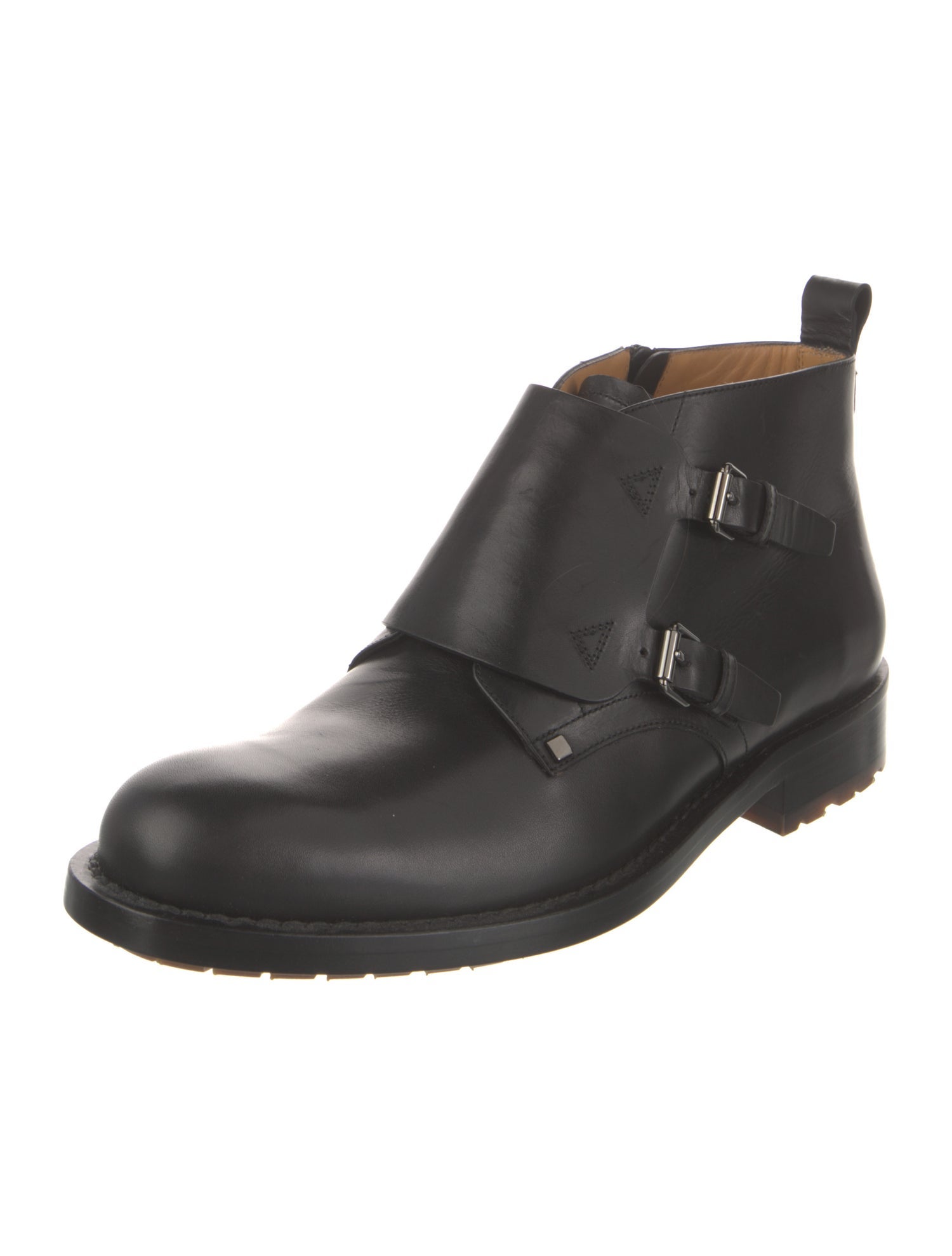 Valentino Rockstud Accents Leather Boots