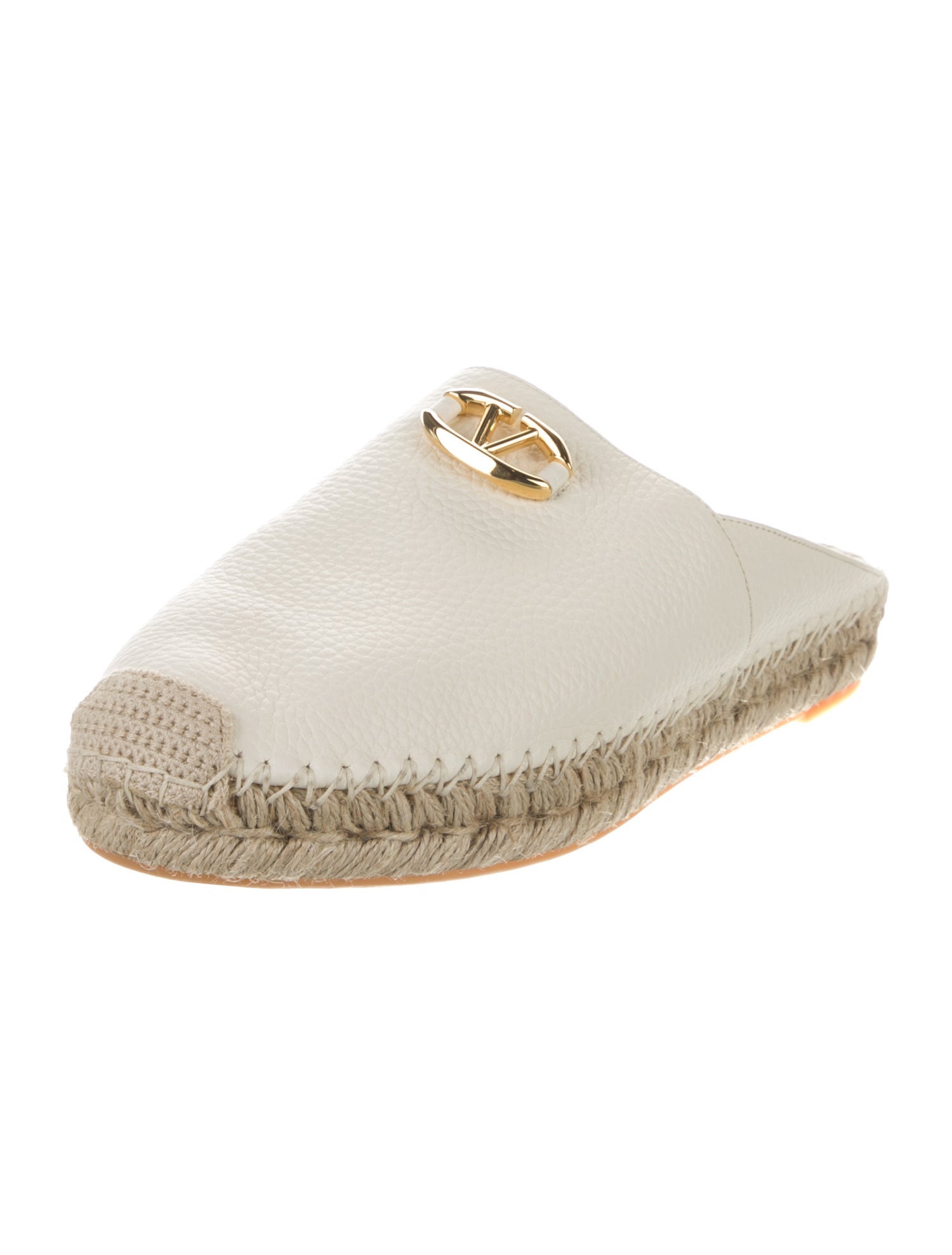 Valentino Leather Espadrilles