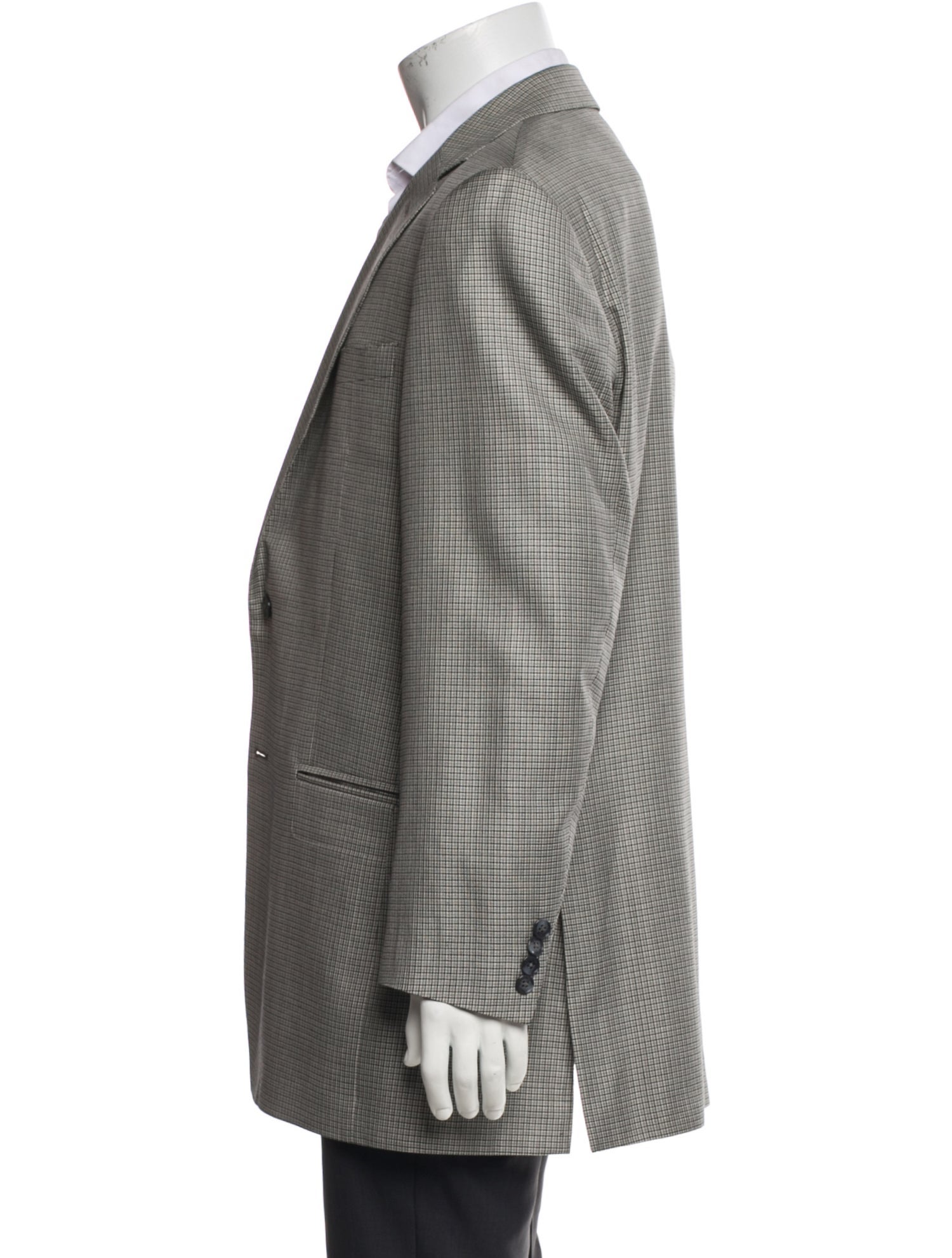 Valentino Plaid Print Blazer