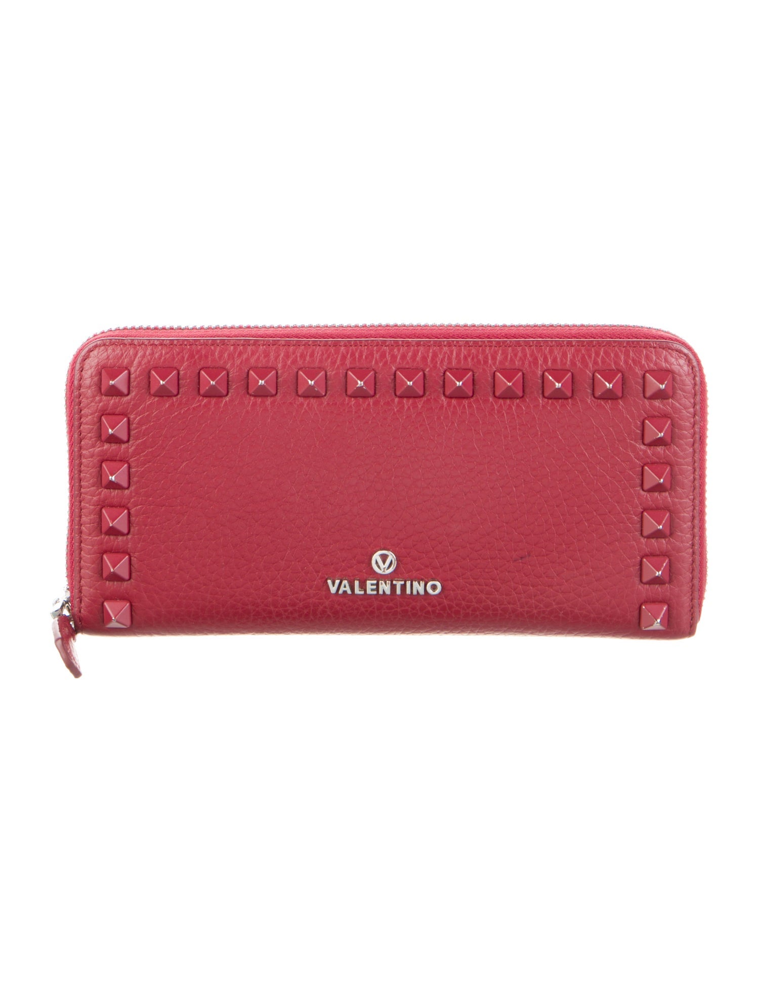 Valentino Grace Dollaro Rockstud Accents Continental Wallet