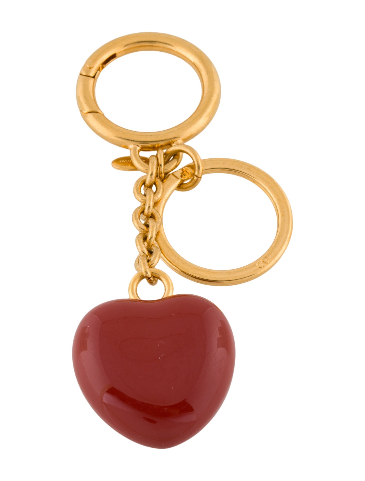 Valentino Heart Keychain w/Tags