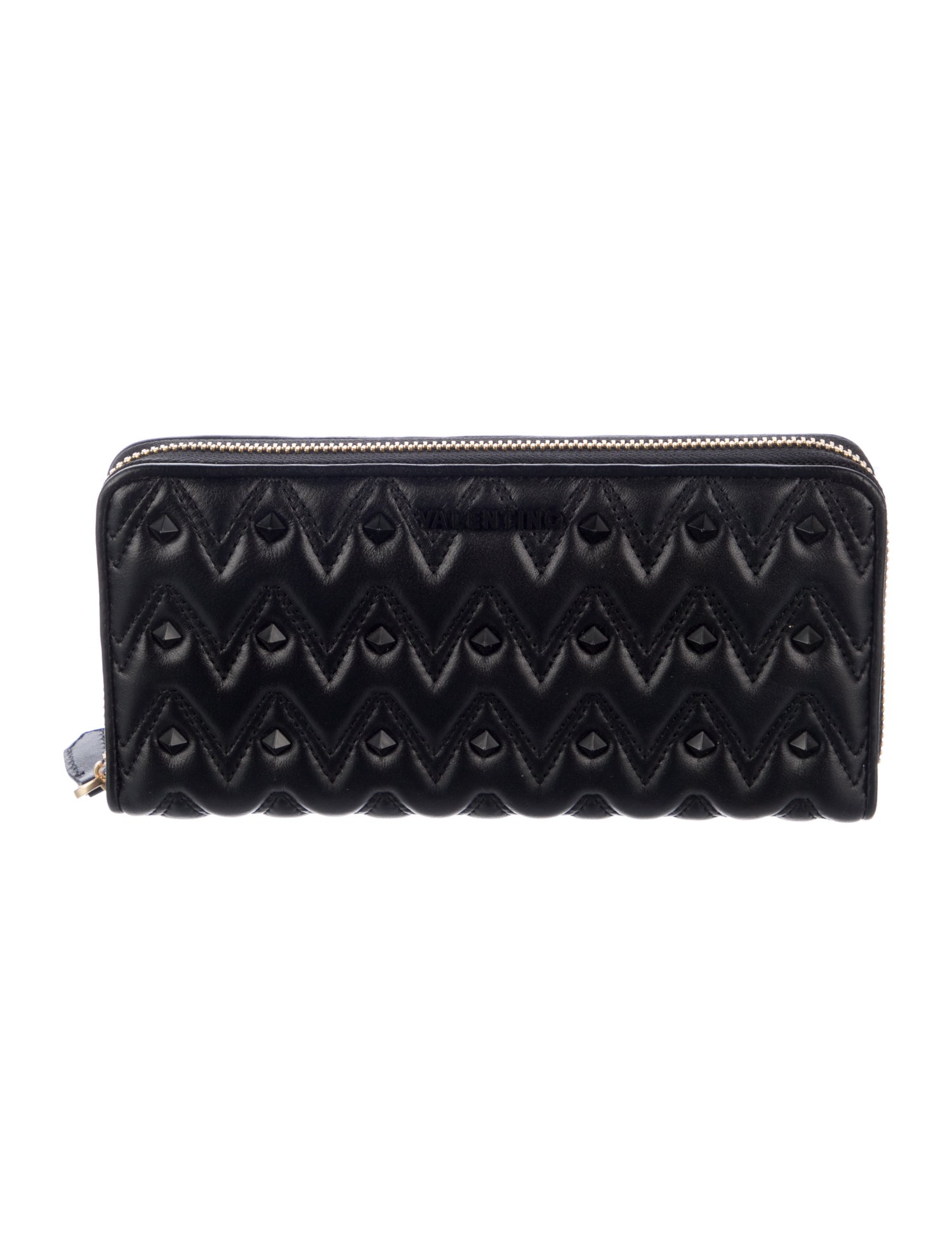 Valentino Leather Printed Continental Wallet