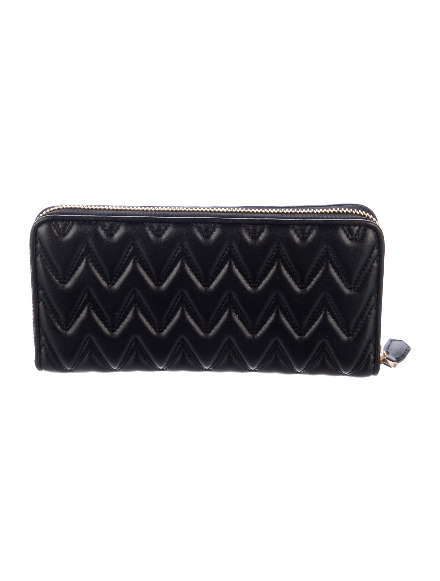Valentino Leather Printed Continental Wallet