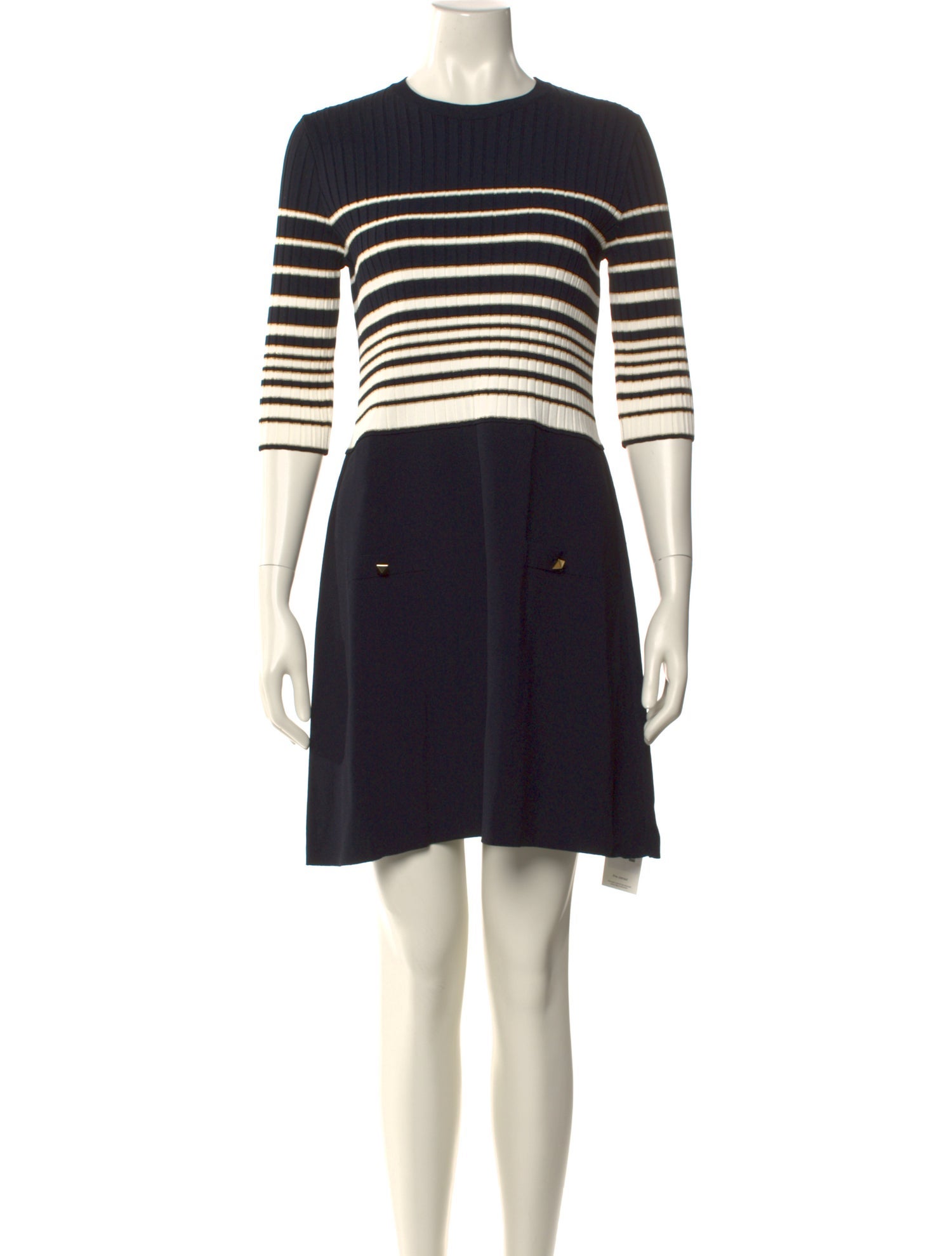 Valentino Striped Mini Dress