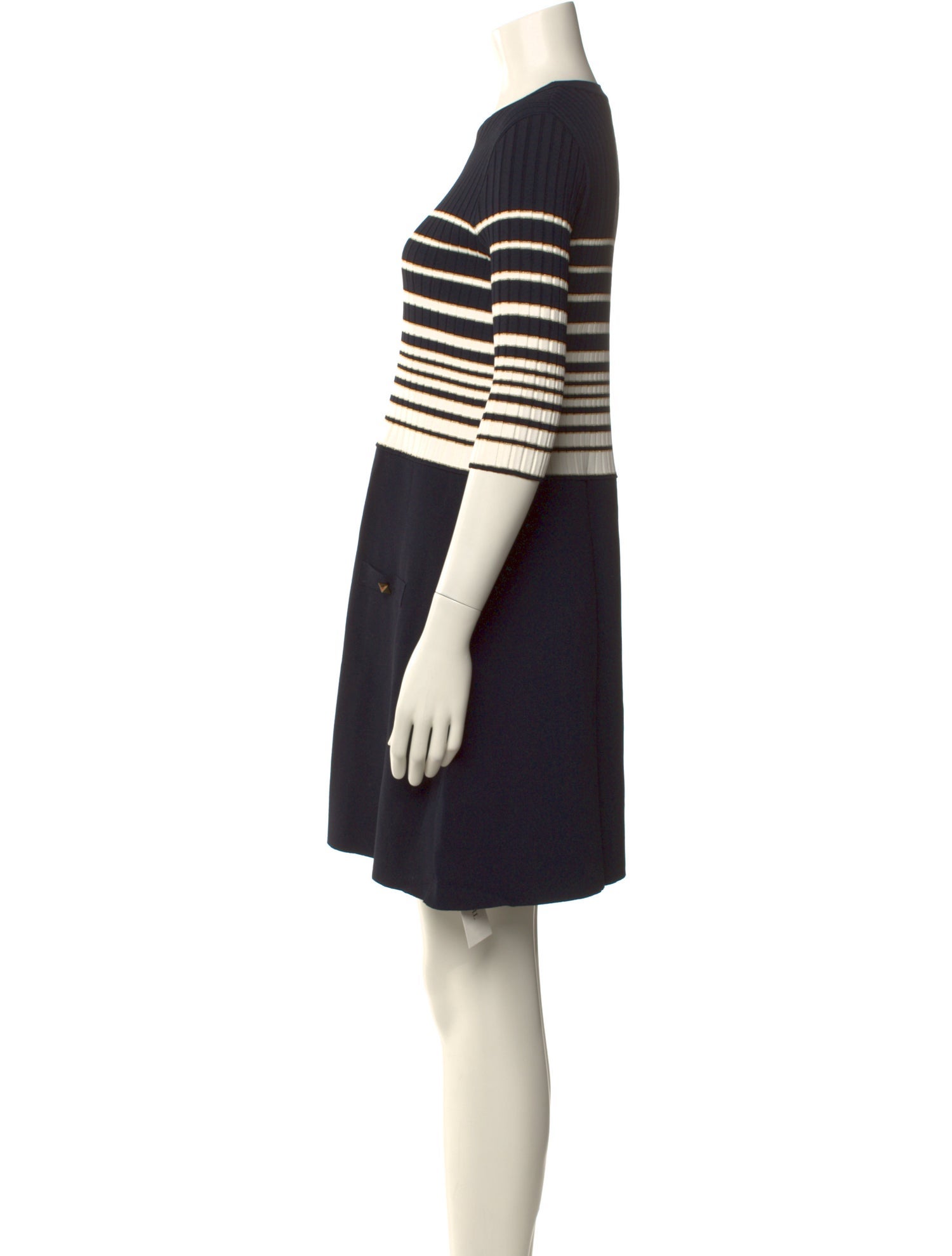 Valentino Striped Mini Dress