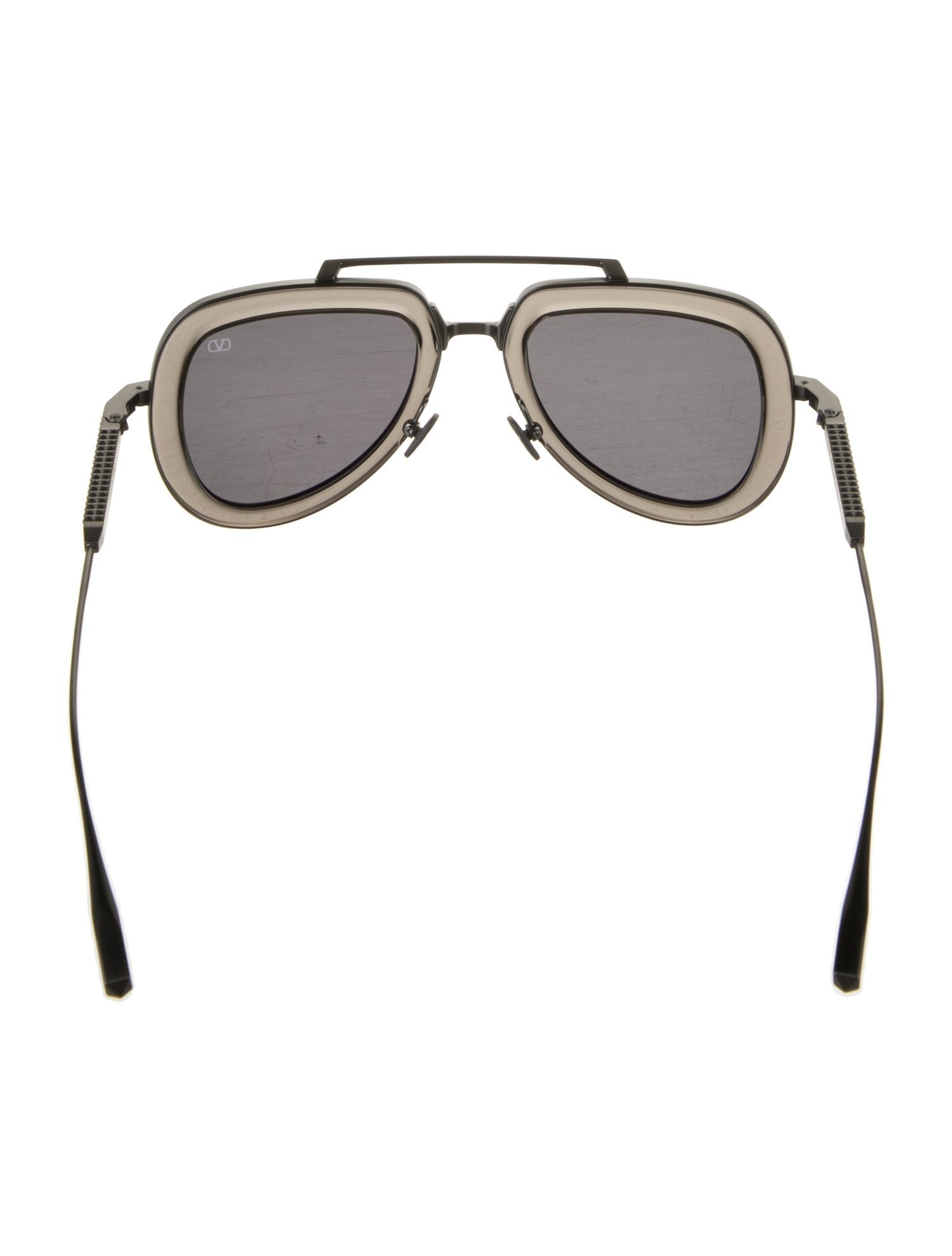 Valentino Aviator Mirrored Sunglasses