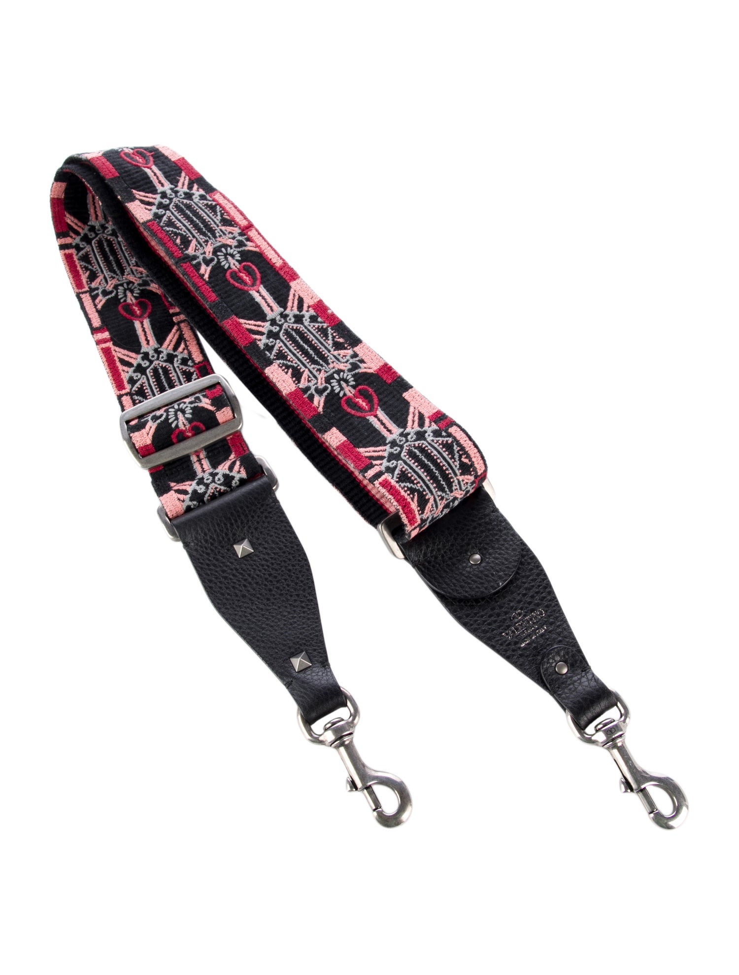 Prada Logo Adjustable Bag Strap - Black Bag Accessories