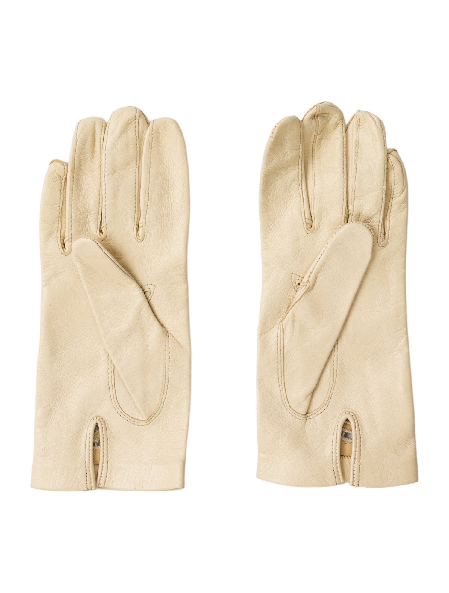 Valentino Embroidered Leather Gloves