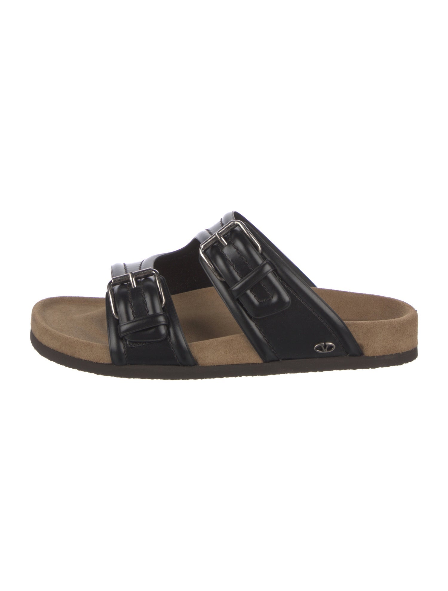 Valentino Leather Slides