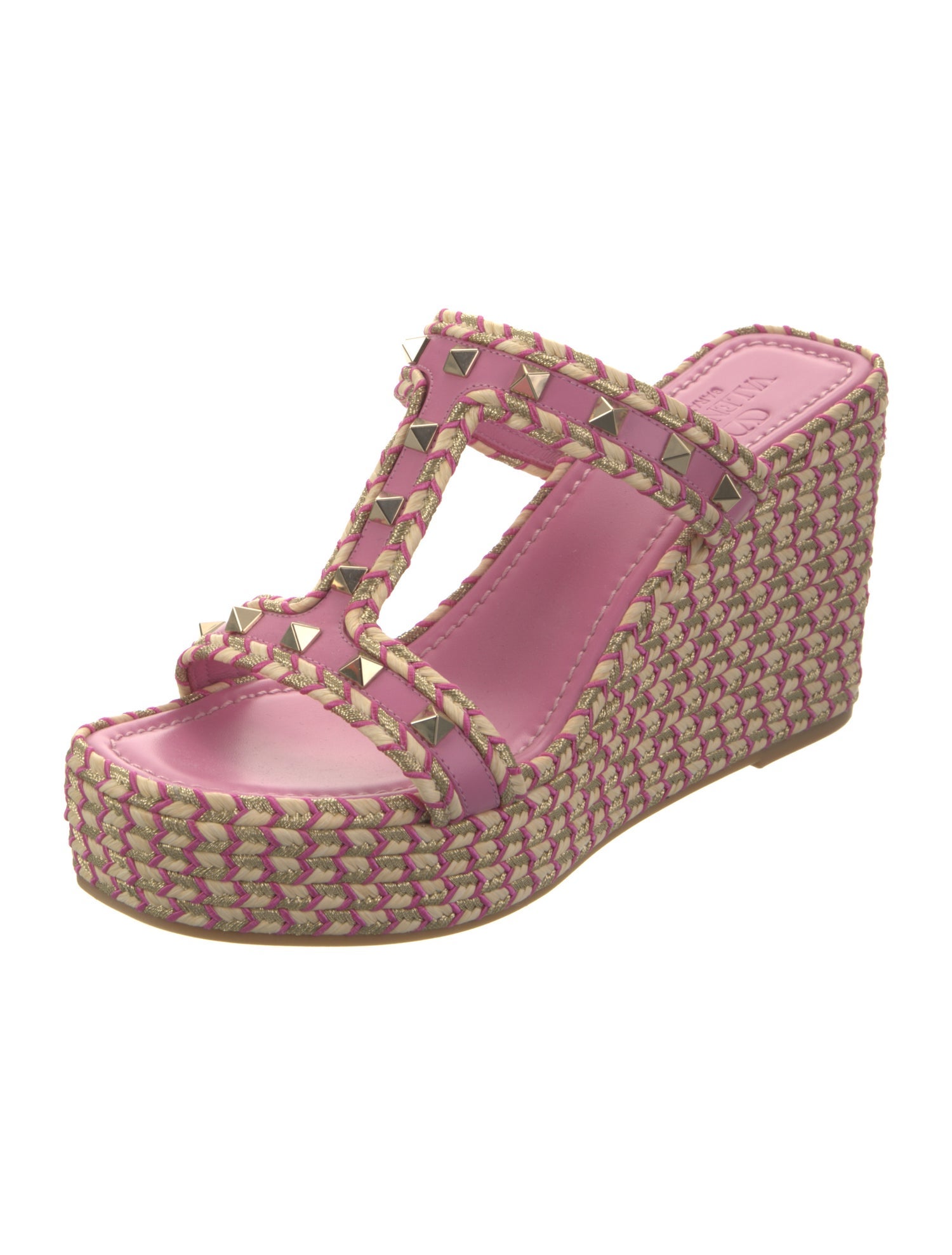 Valentino Leather Espadrilles