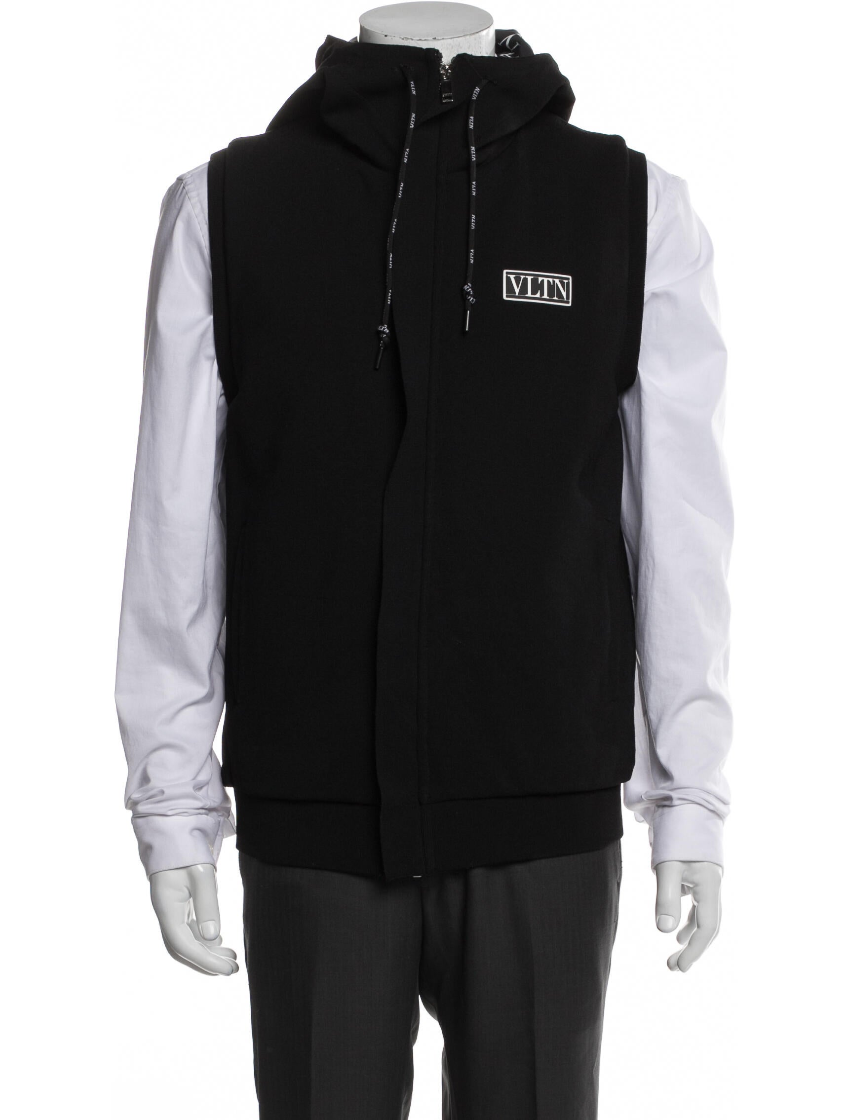 Valentino Graphic Print Crew Neck Sweater Vest