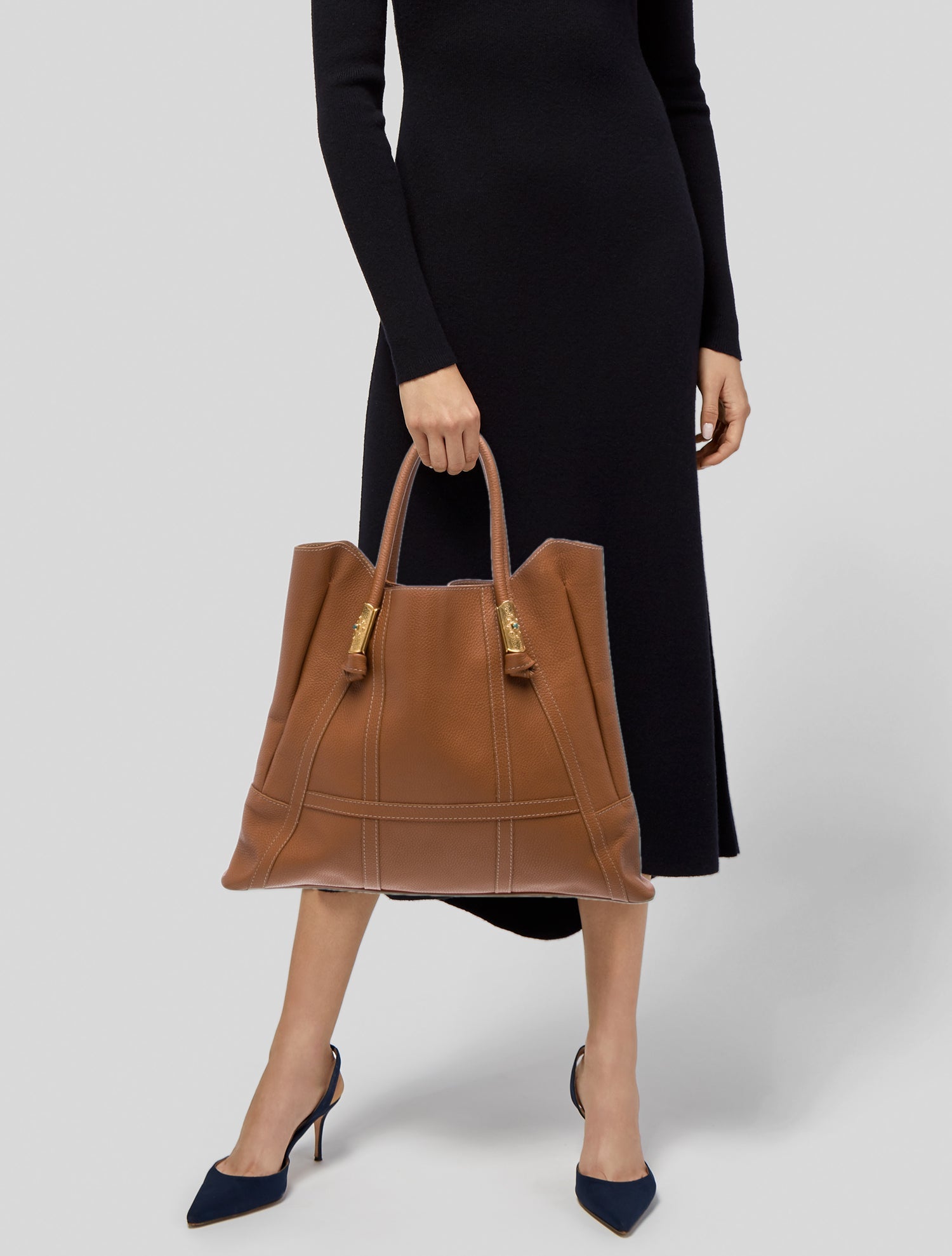 Valentino Leather Tote