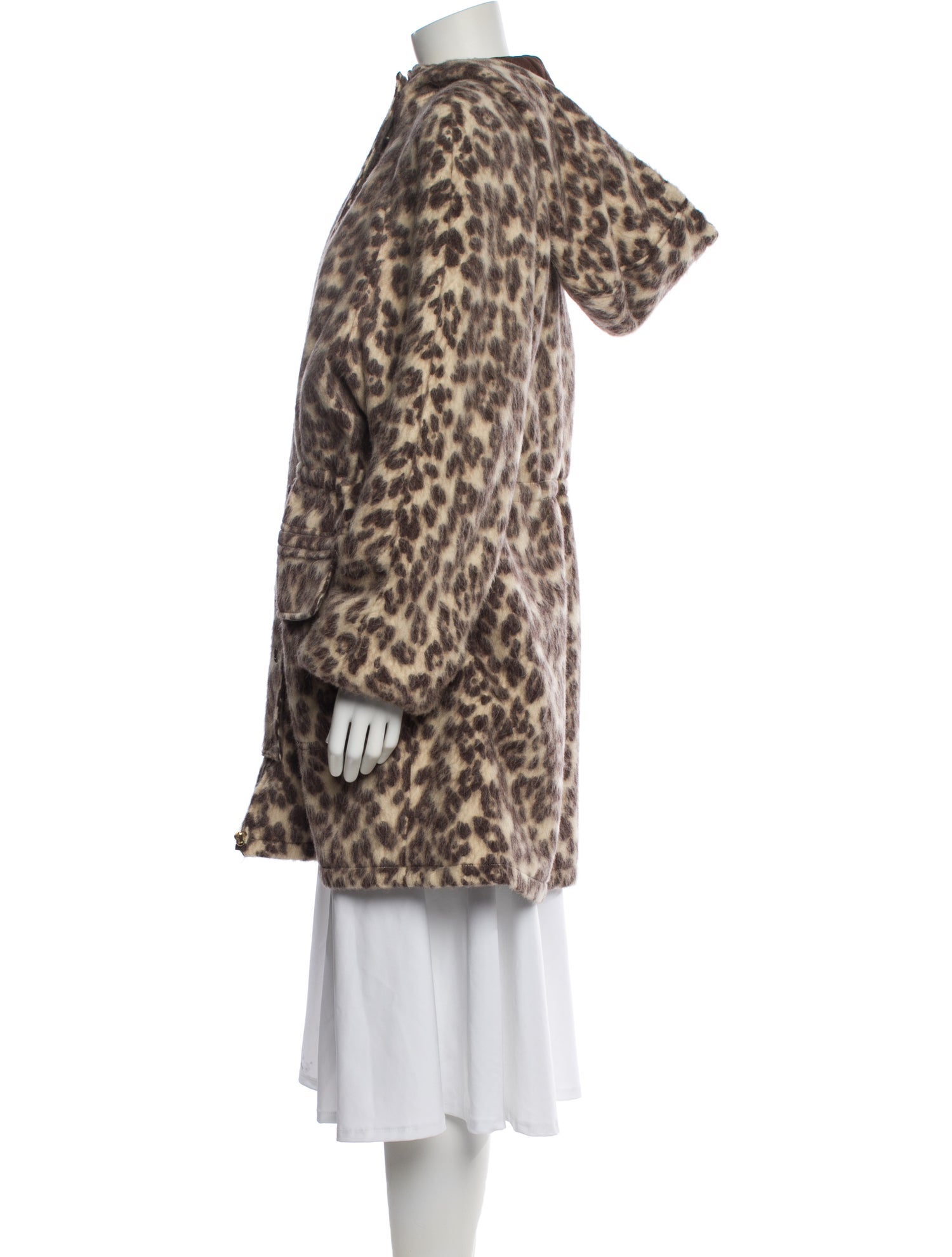 Valentino Vintage 1990's Faux Fur Coat