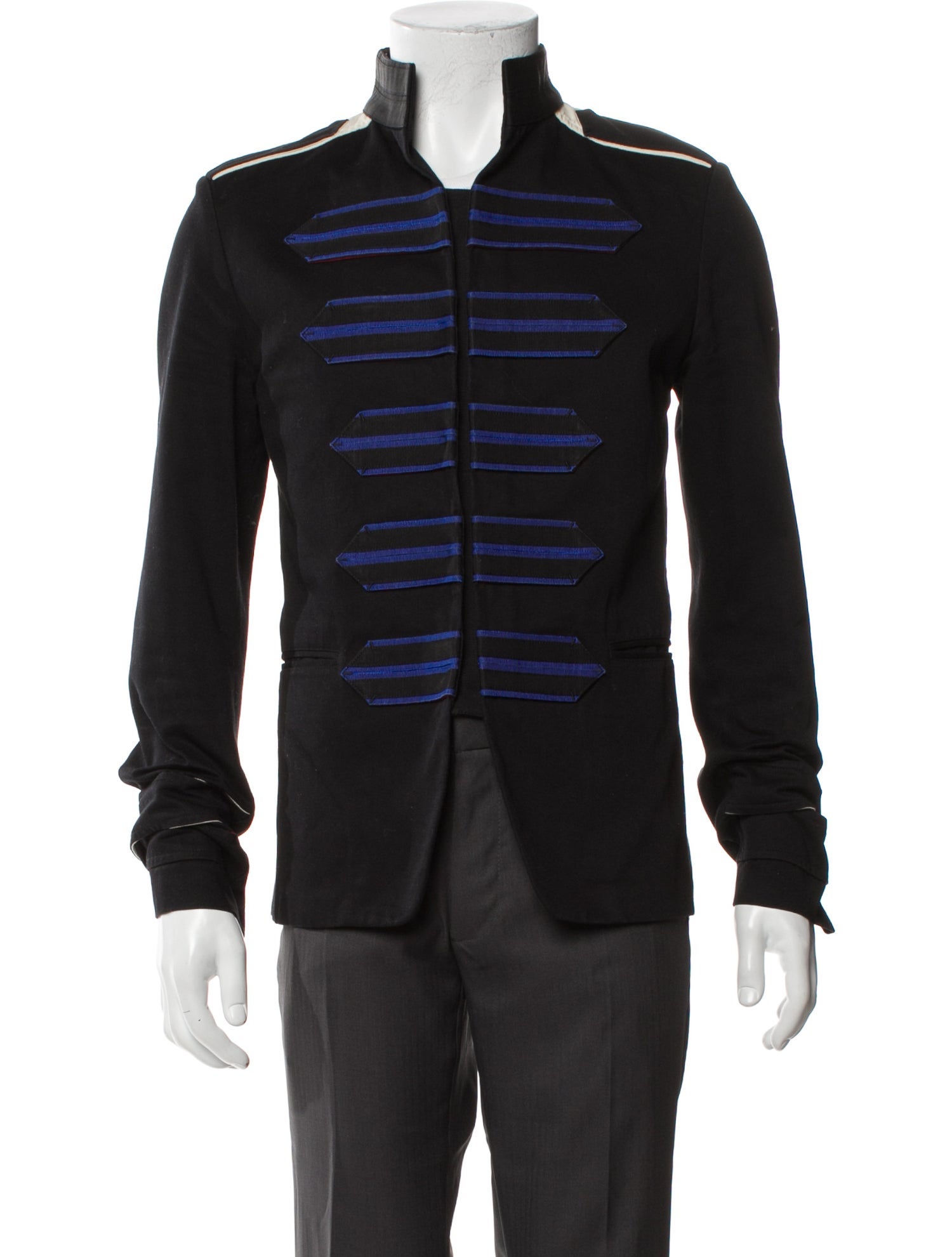 Valentino Striped Bomber Jacket