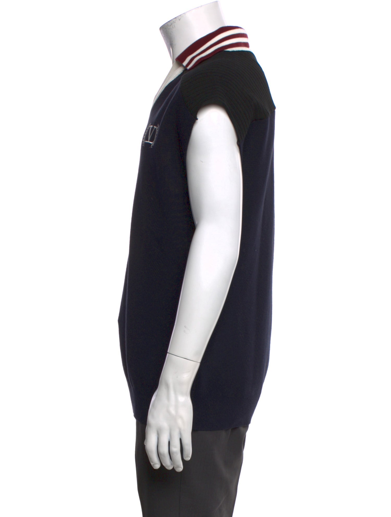 Valentino Graphic Print V-Neck Sweater Vest