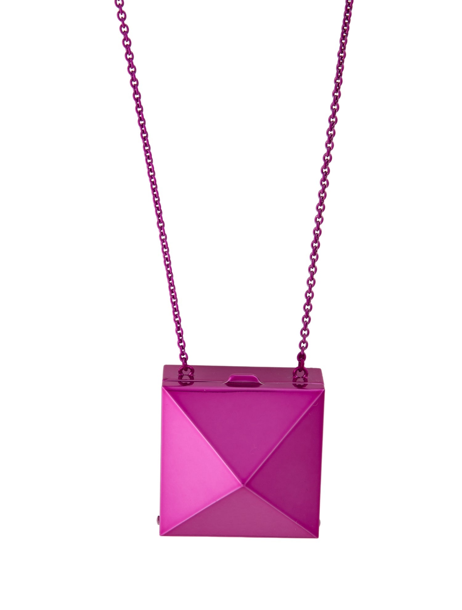 Valentino Mirror Rockstud Pendant Necklace