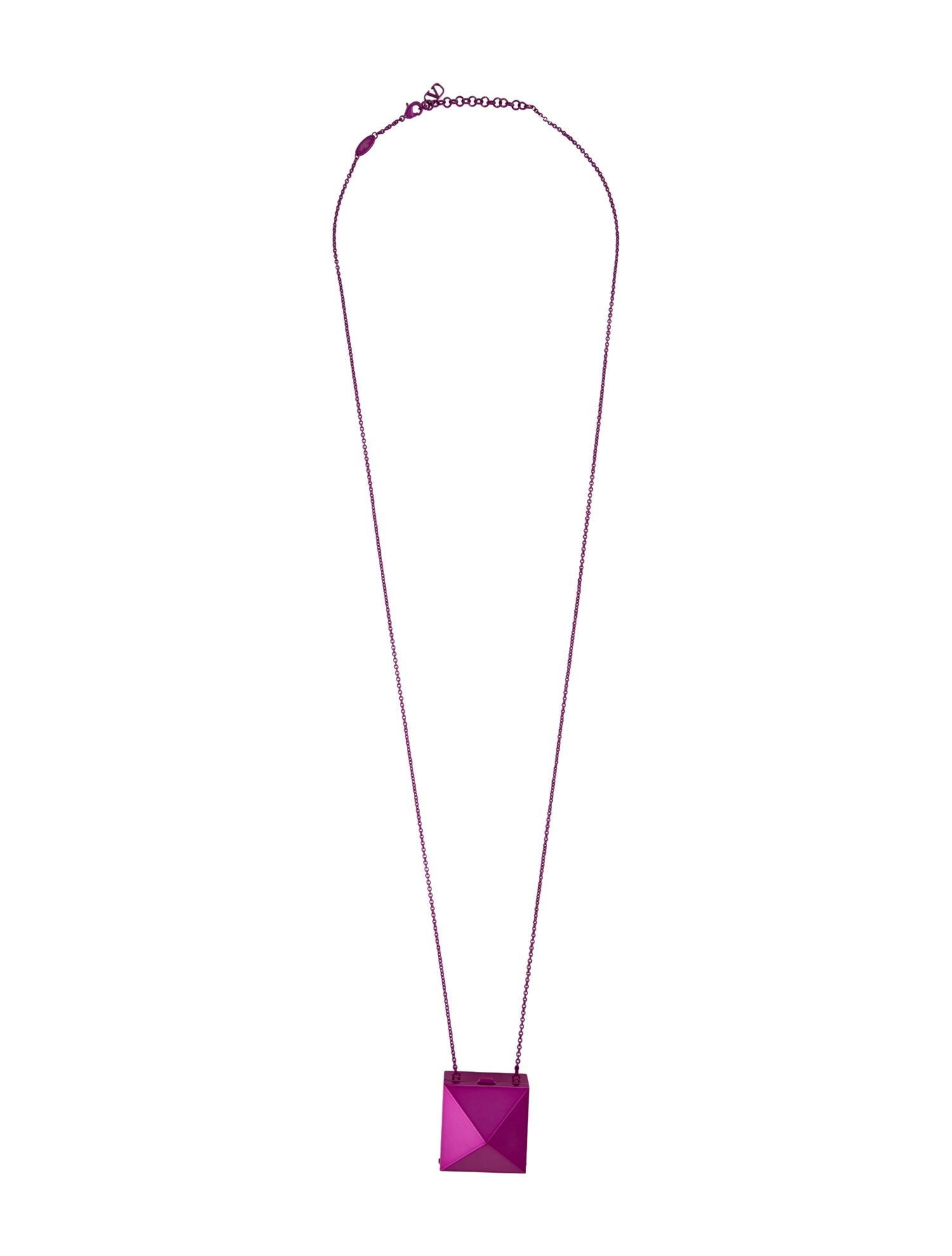 Valentino Mirror Rockstud Pendant Necklace