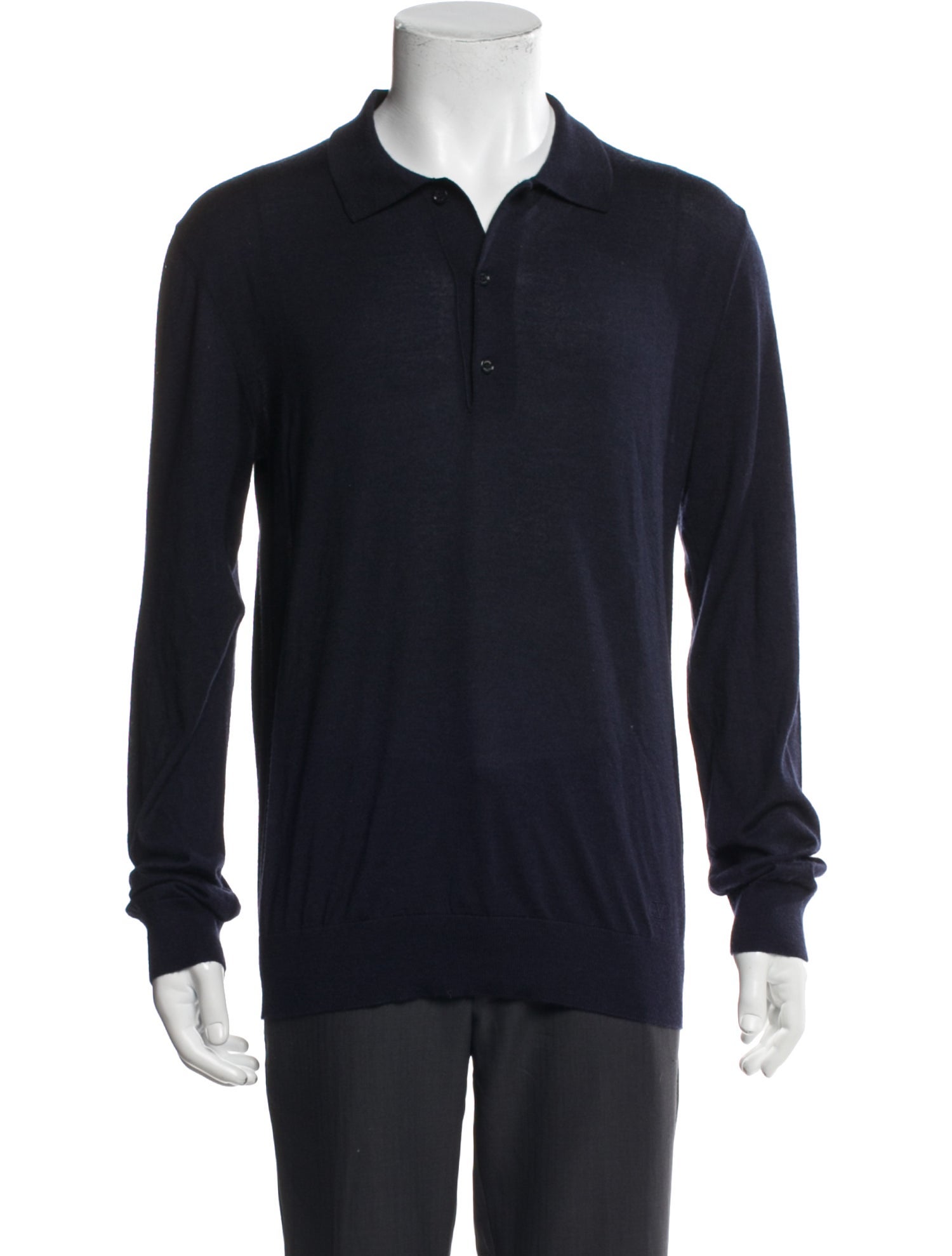 Valentino Rockstud Accents Cashwool Shirt