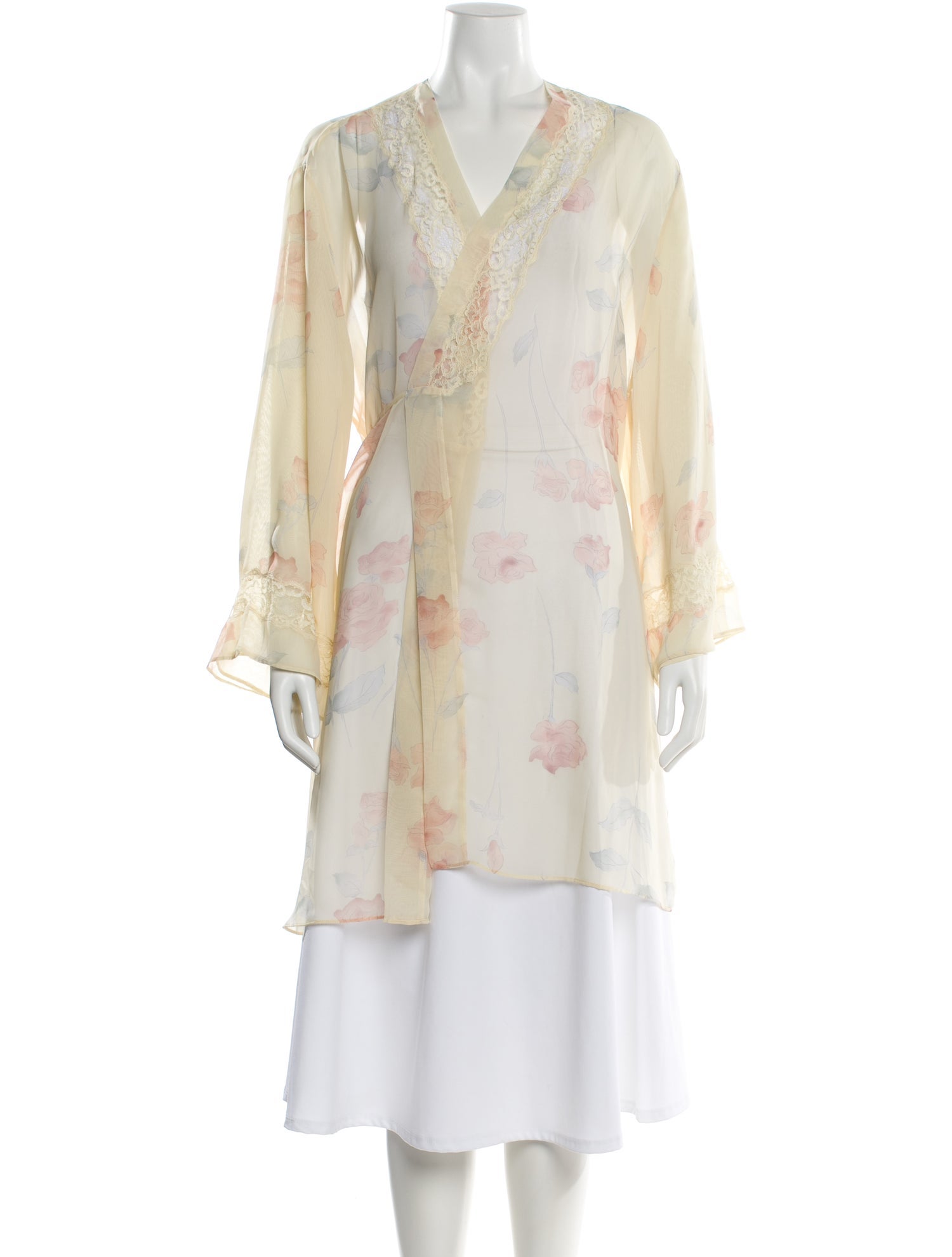 Valentino Vintage Printed Robe