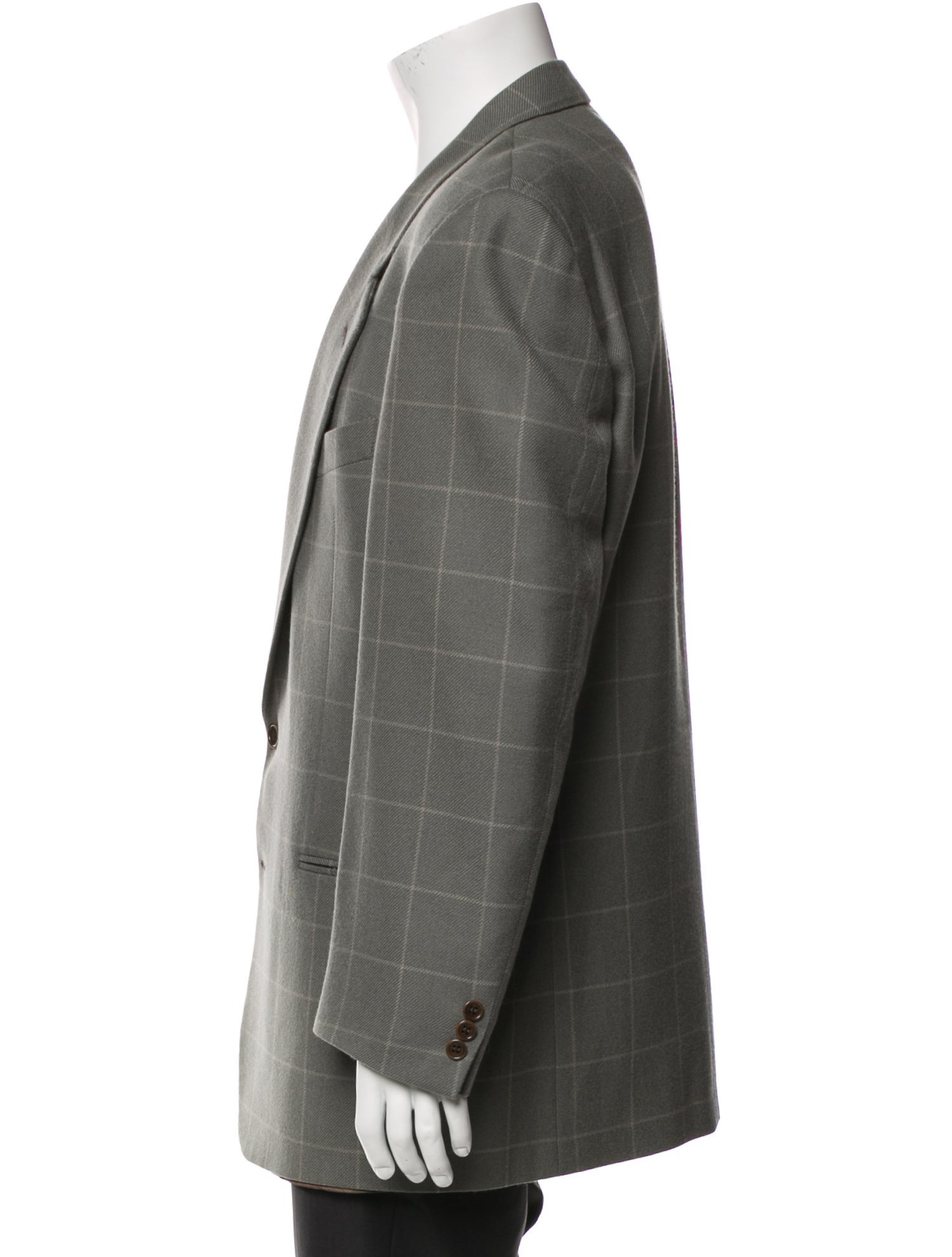 Valentino Plaid Print Blazer