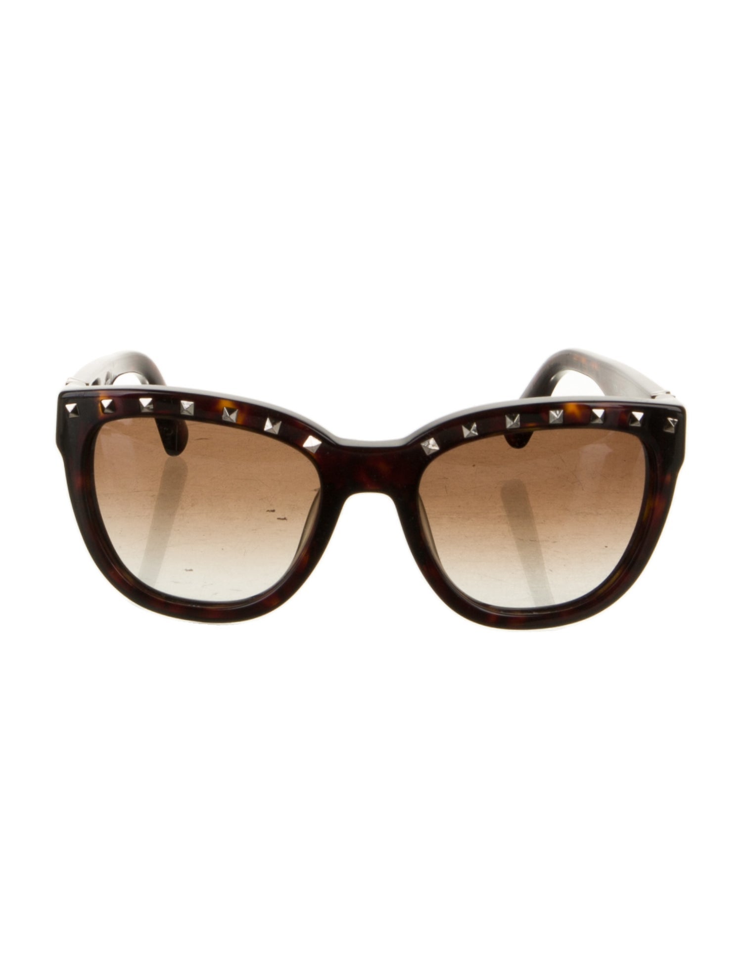 Valentino Rockstud Accents Cat-Eye Sunglasses