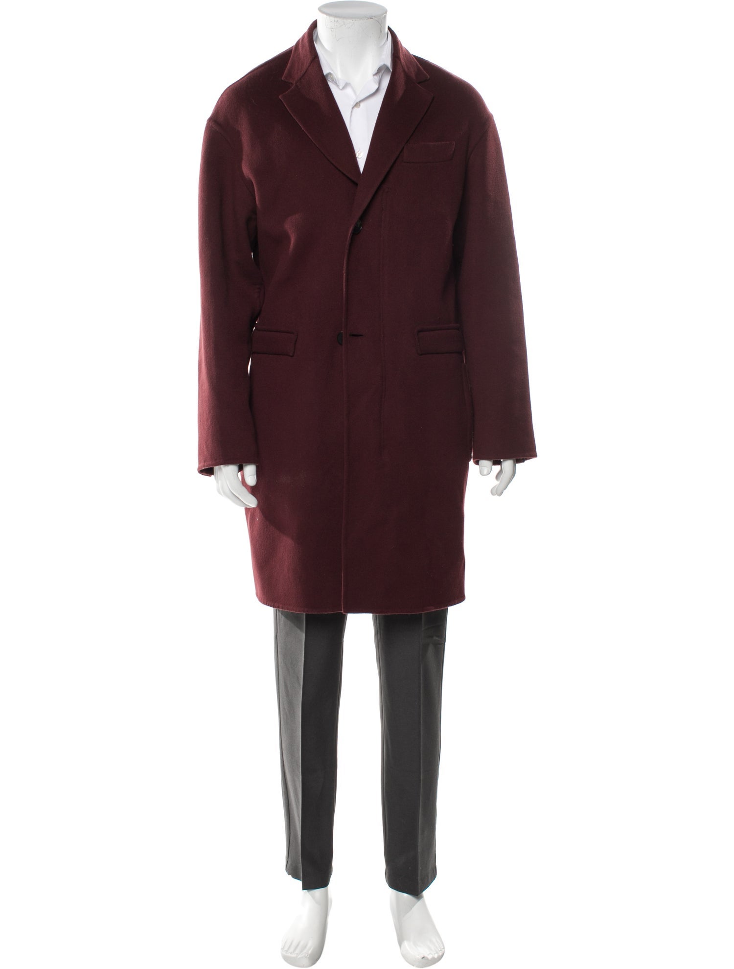 Valentino Virgin Wool Overcoat
