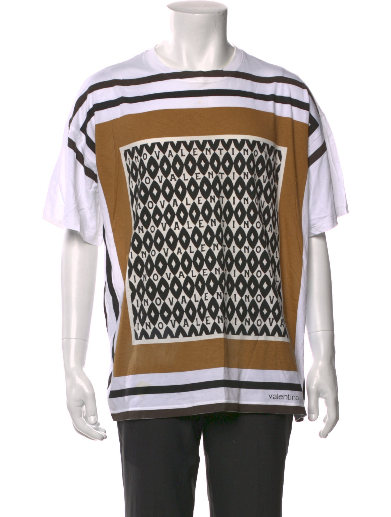Valentino Printed Crew Neck T-Shirt