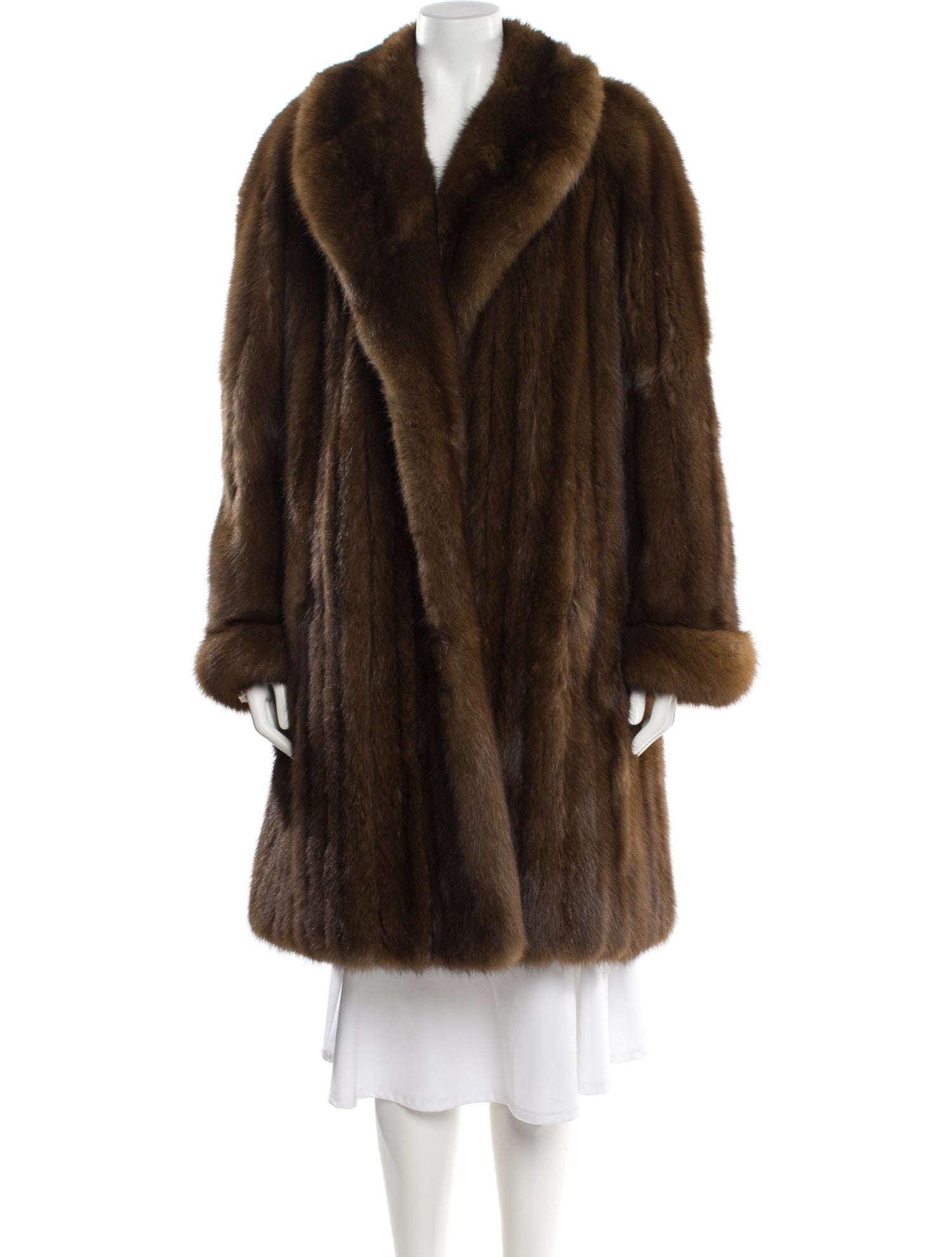 Valentino Vintage Sable Fur Coat
