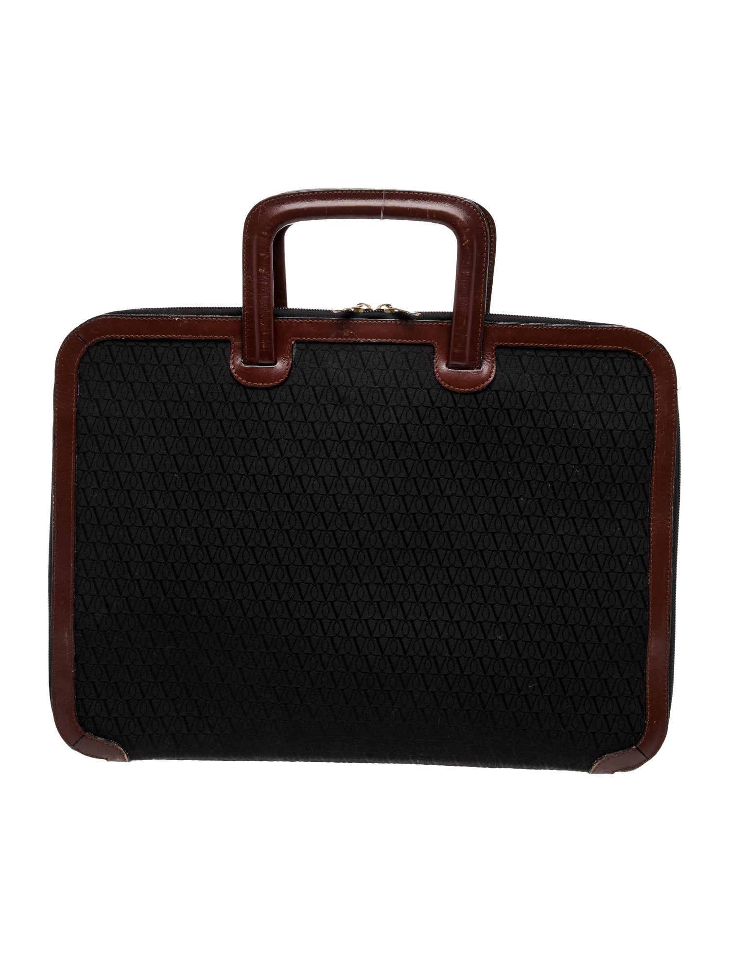 Valentino Canvas Briefcase