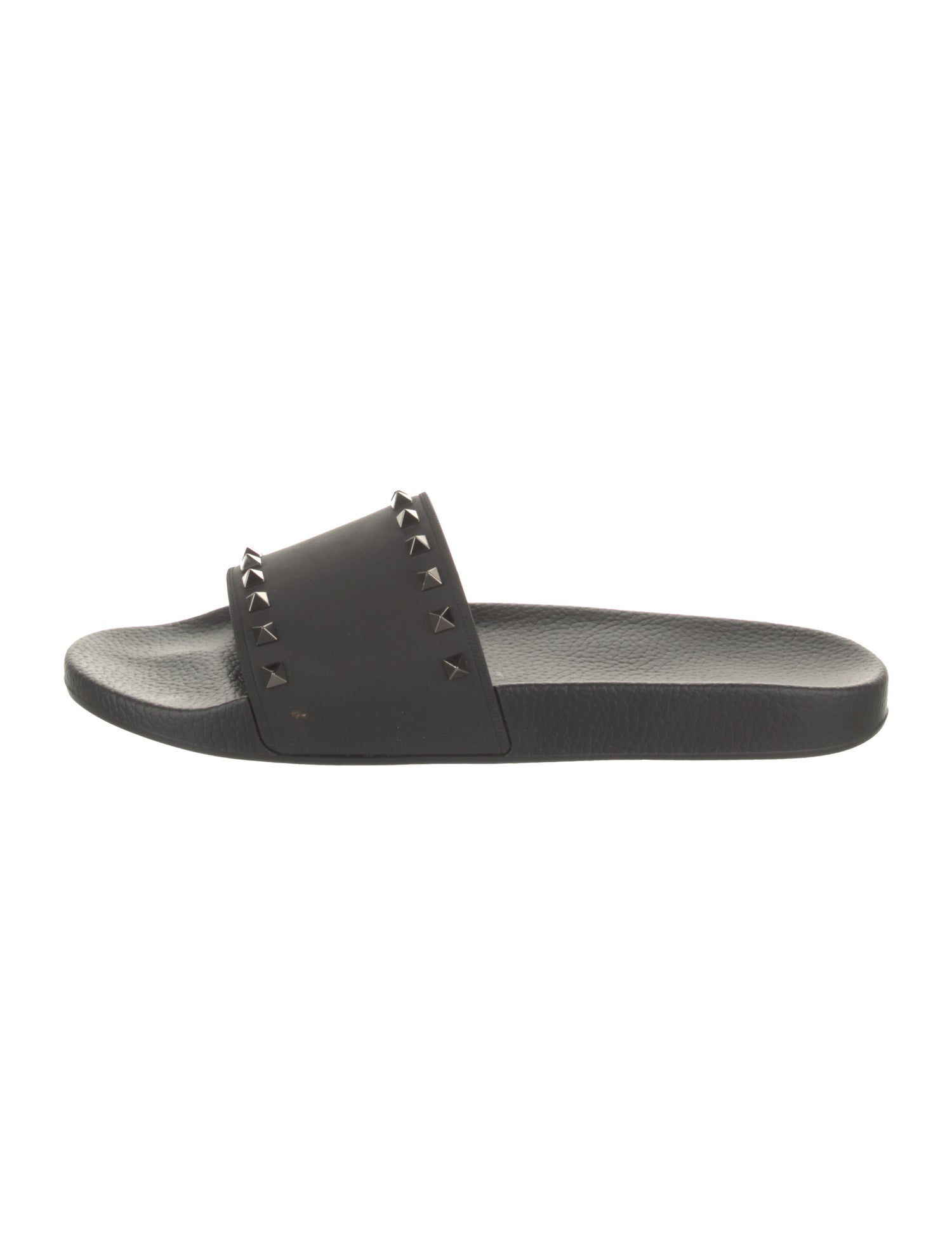 Valentino Rubber Studded Accents Slides