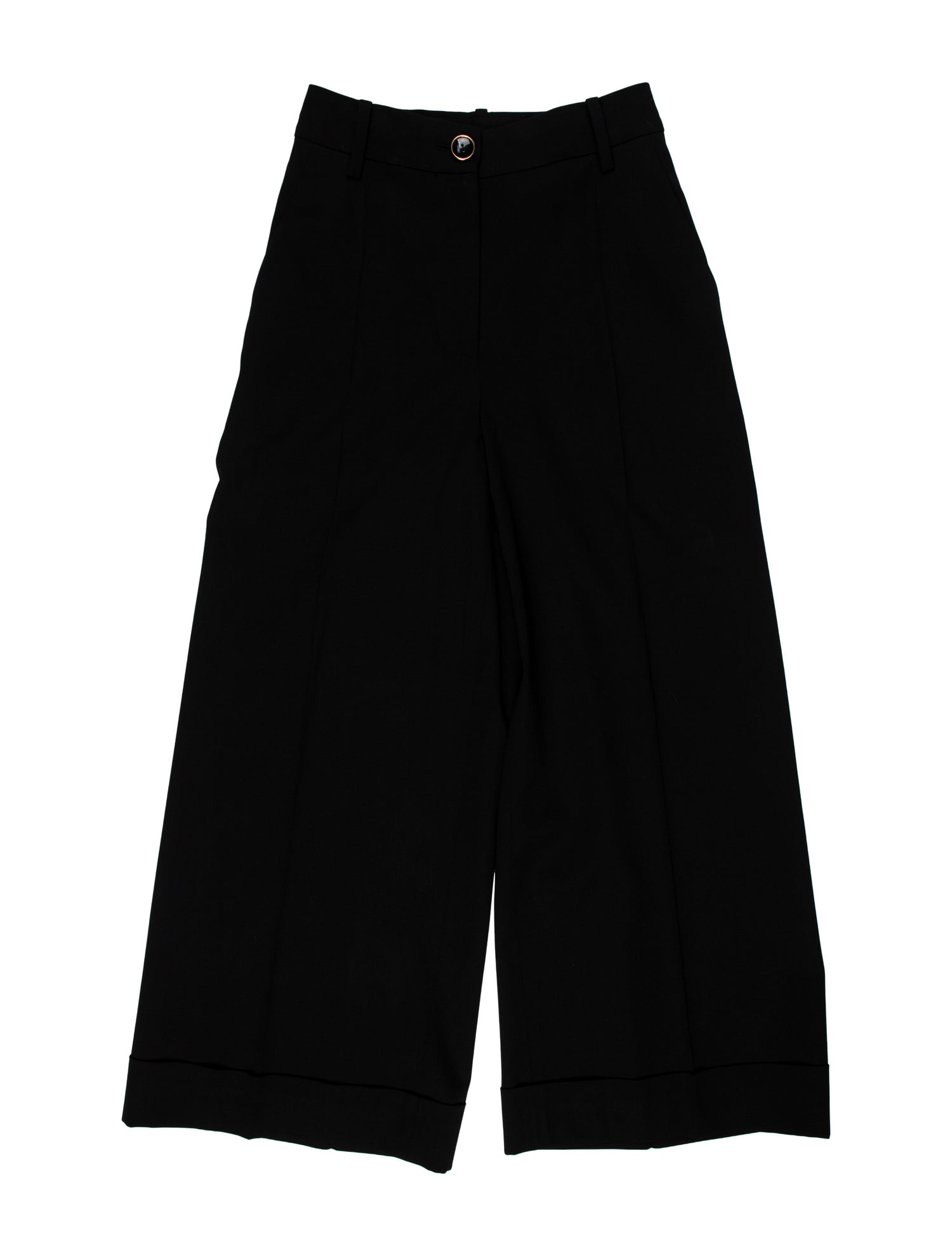 Valentino Virgin Wool Wide Leg Pants w/ Tags