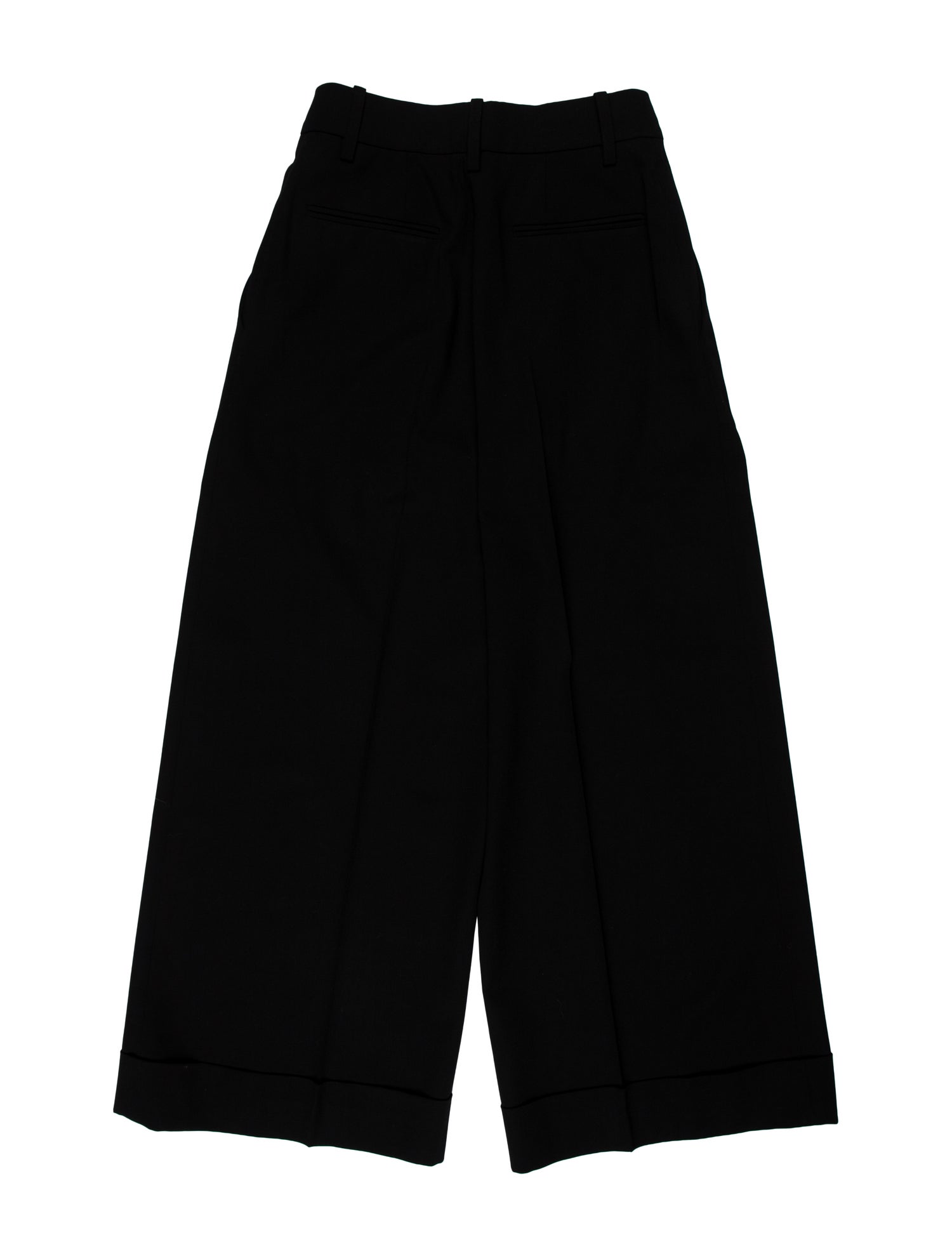 Valentino Virgin Wool Wide Leg Pants w/ Tags