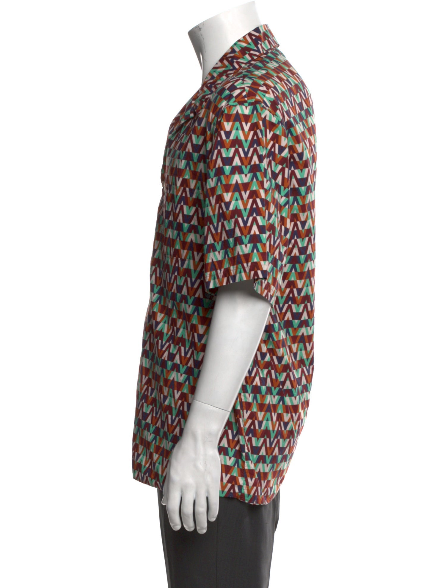 Valentino Printed Short Sleeve Shirt w/ Tags