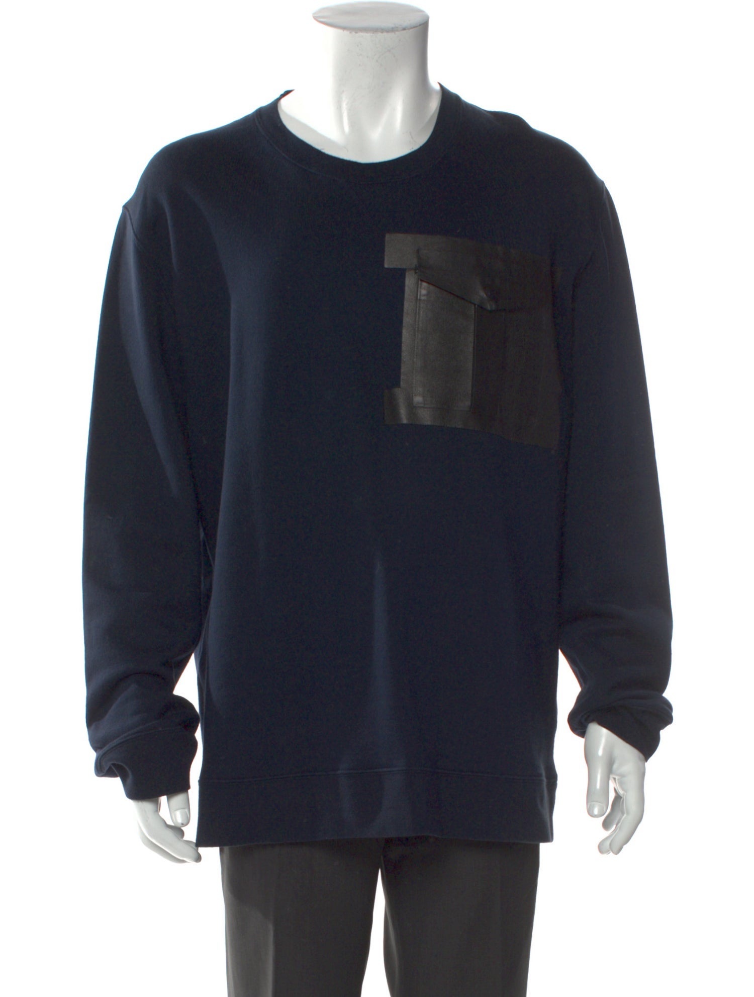 Valentino Rockstud Accents Crew Neck Sweatshirt