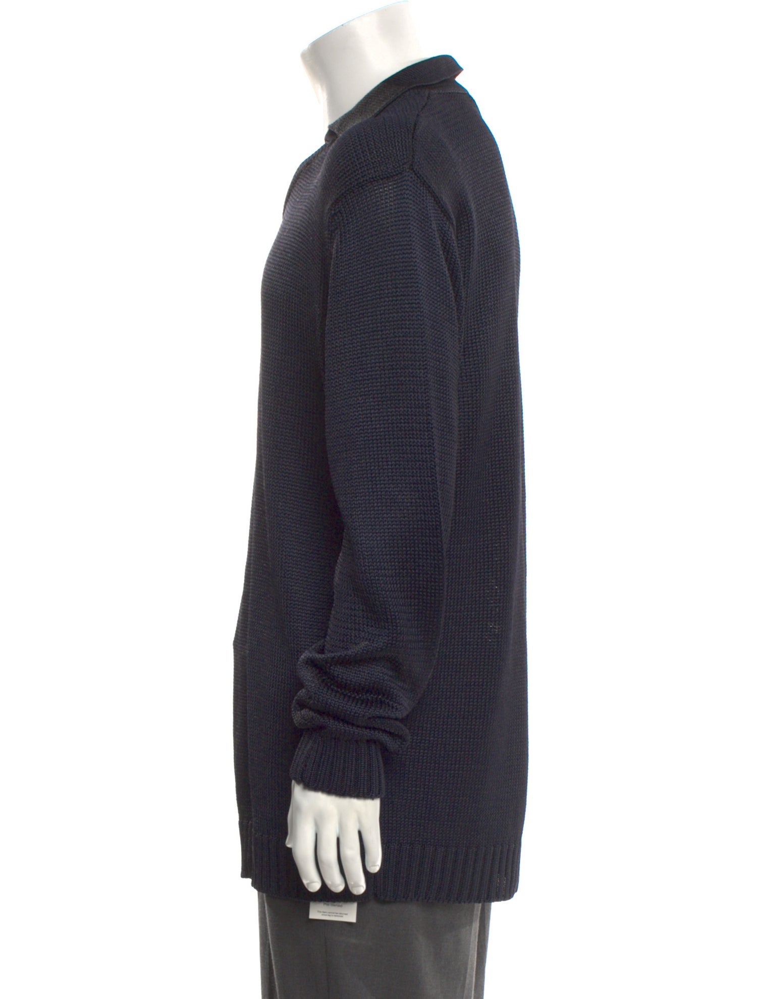 Valentino Rockstud Accents Silk Polo Sweater