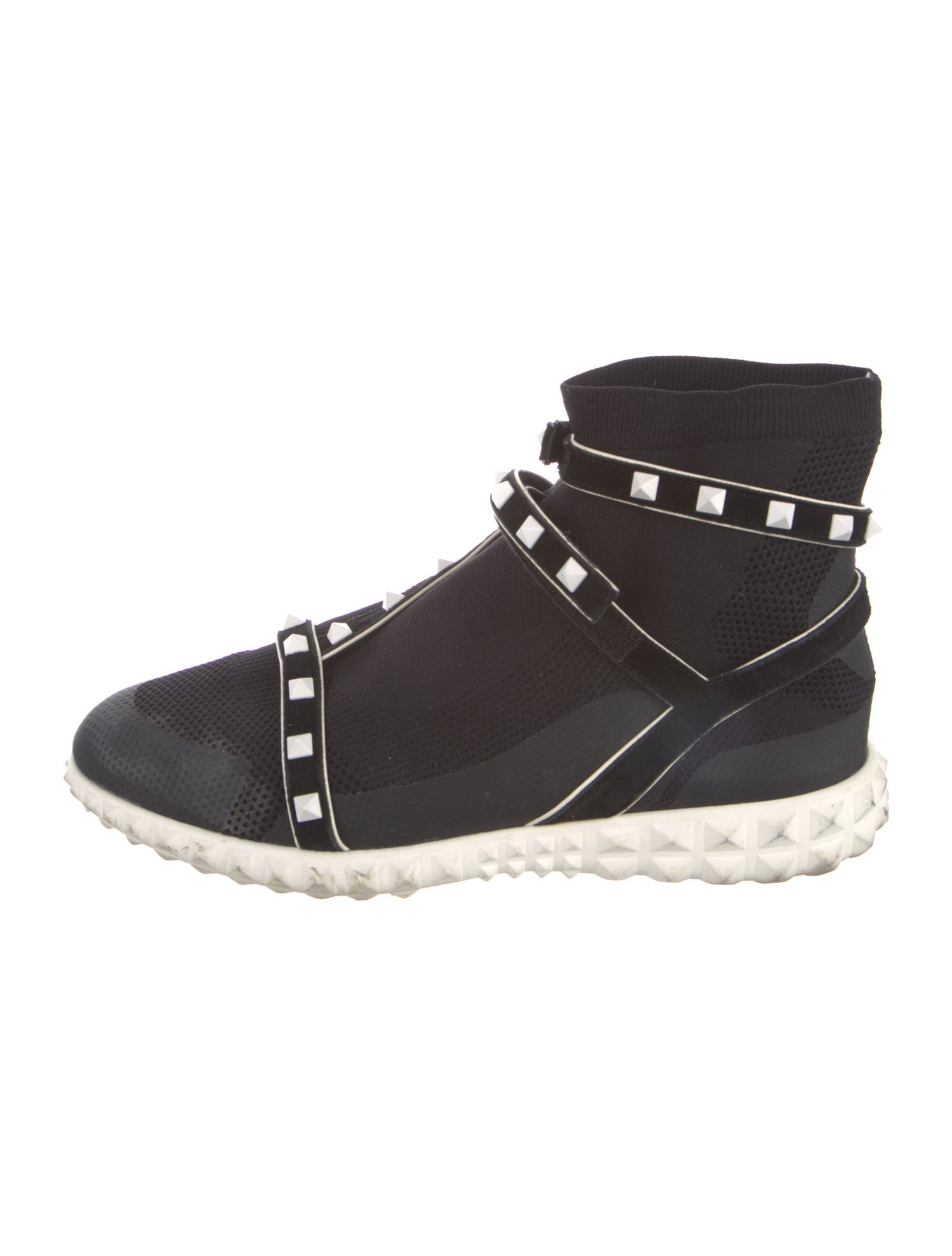 Valentino Rockstud Accents Studded Accents Sock Sneakers