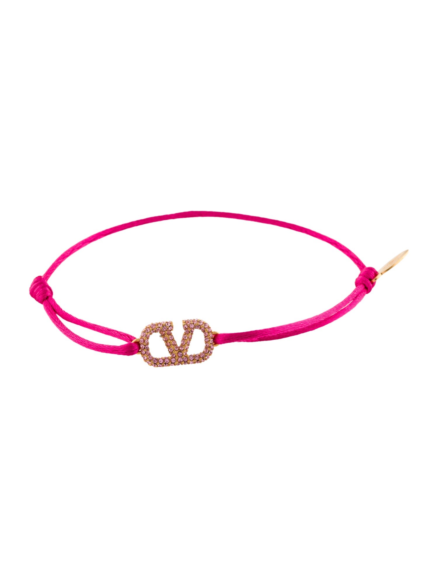 Valentino Crystal Vlogo Signature Bracelet