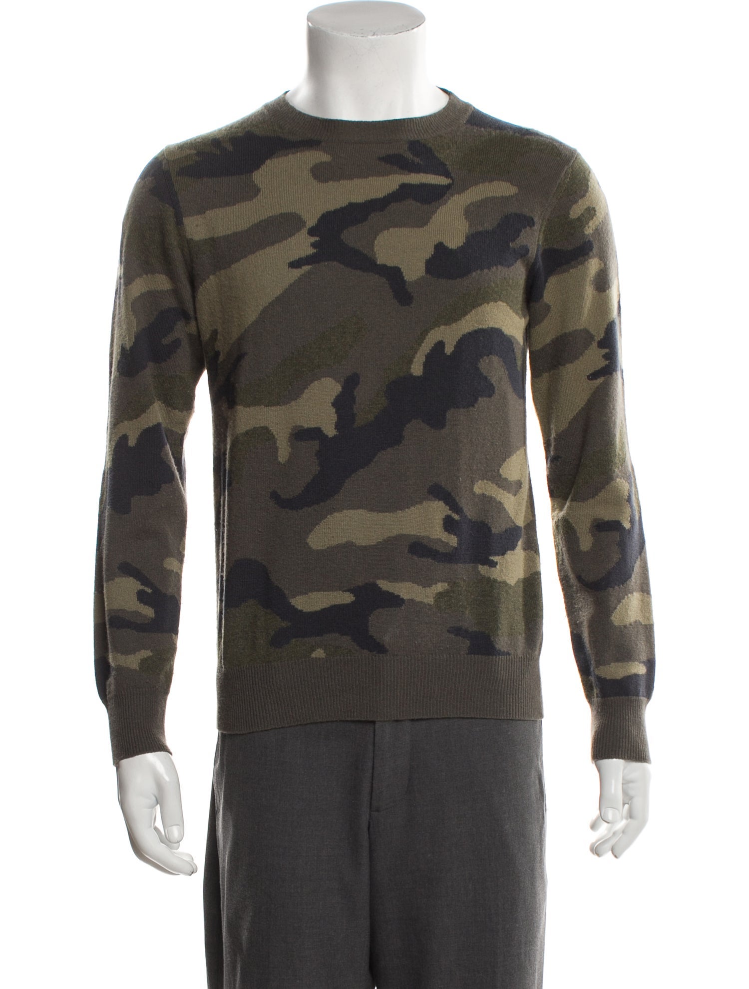 Valentino Rockstud Accents Cashmere Pullover