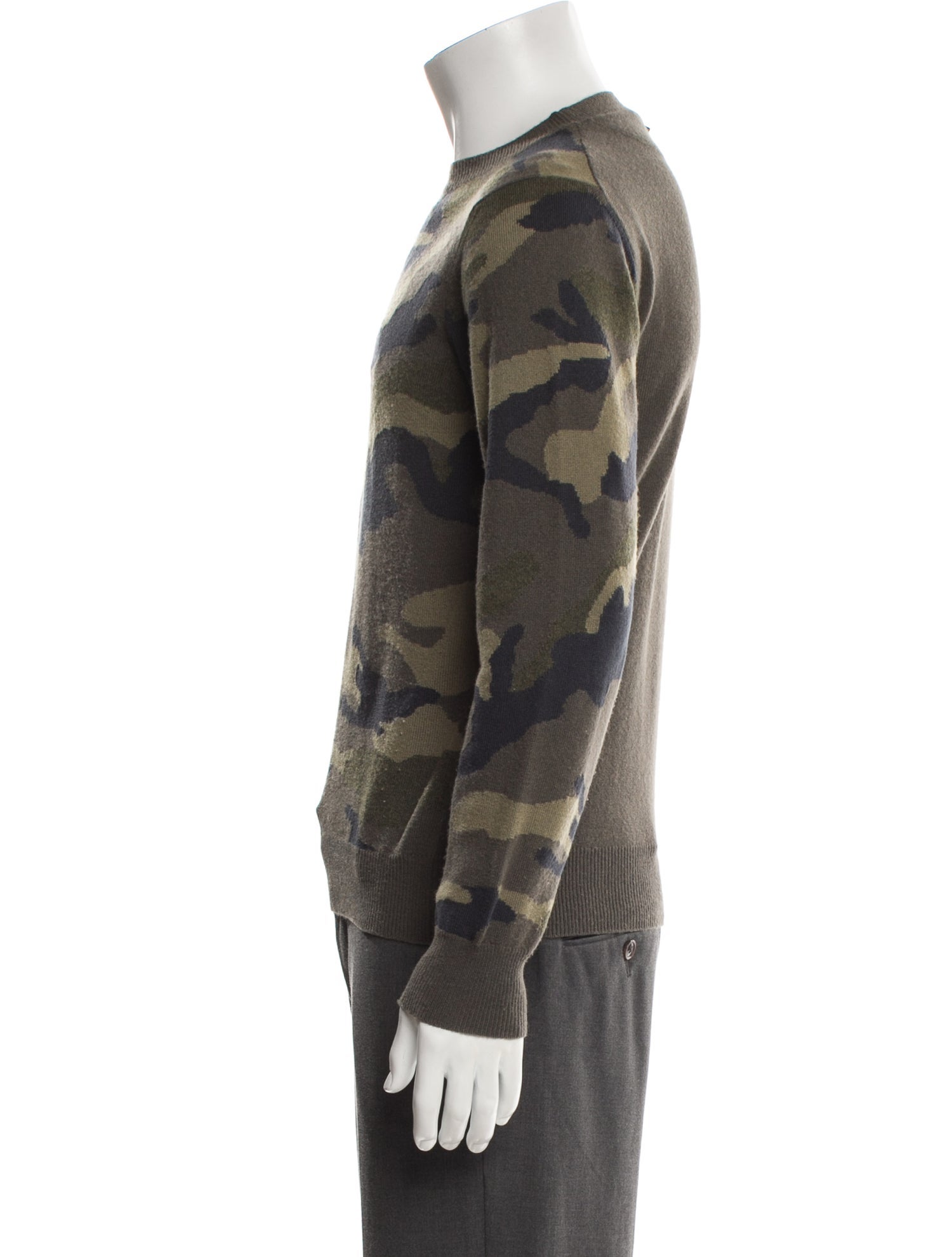 Valentino Rockstud Accents Cashmere Pullover