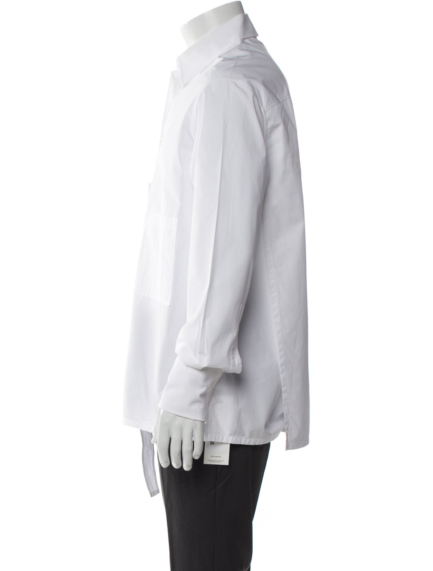 Valentino Rockstud Accents Long Sleeve Tuxedo Shirt