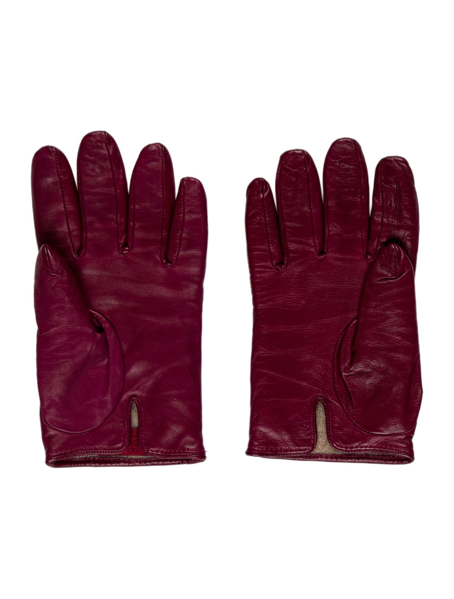 Valentino Studded Leather Gloves