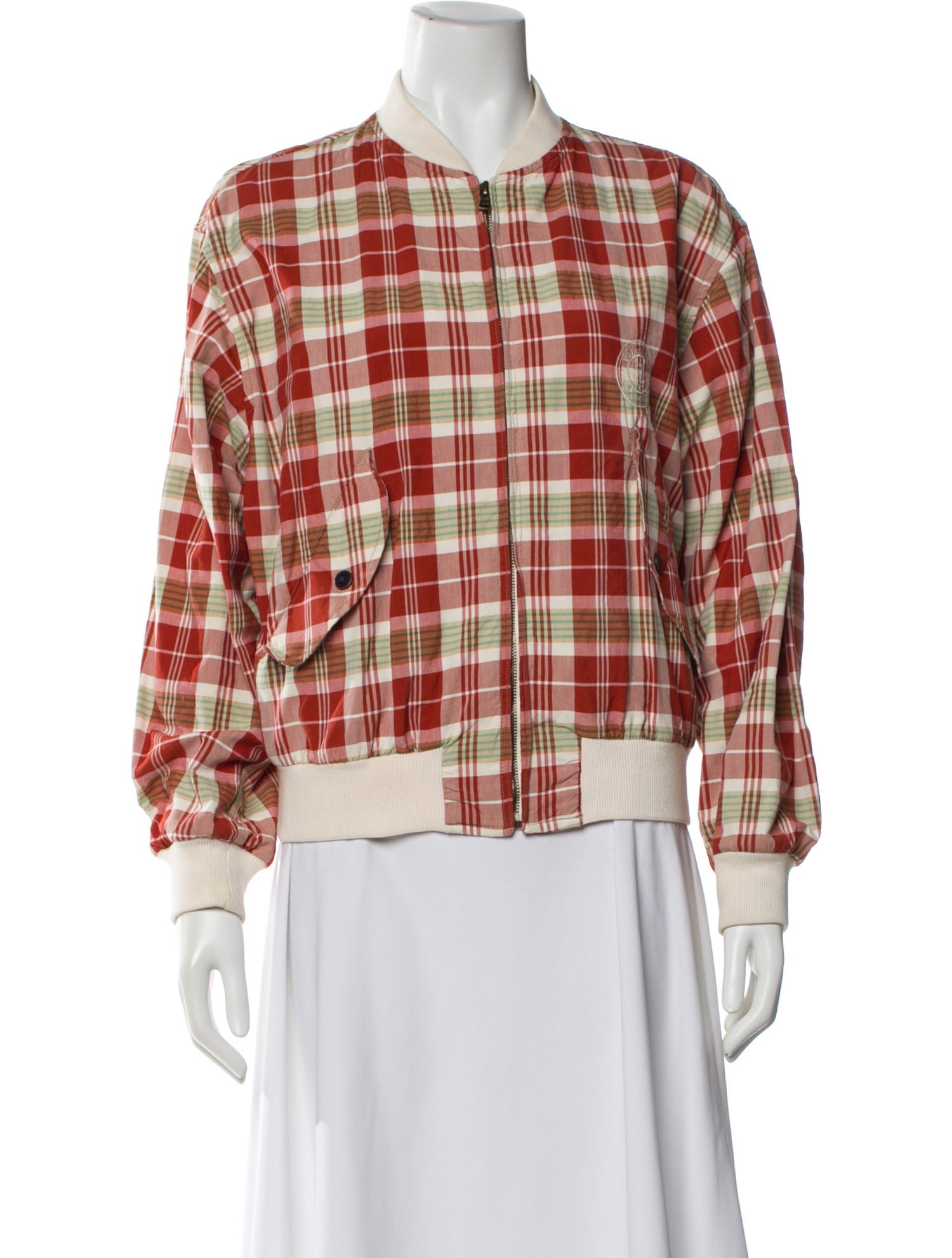 Valentino Vintage Linen Bomber Jacket